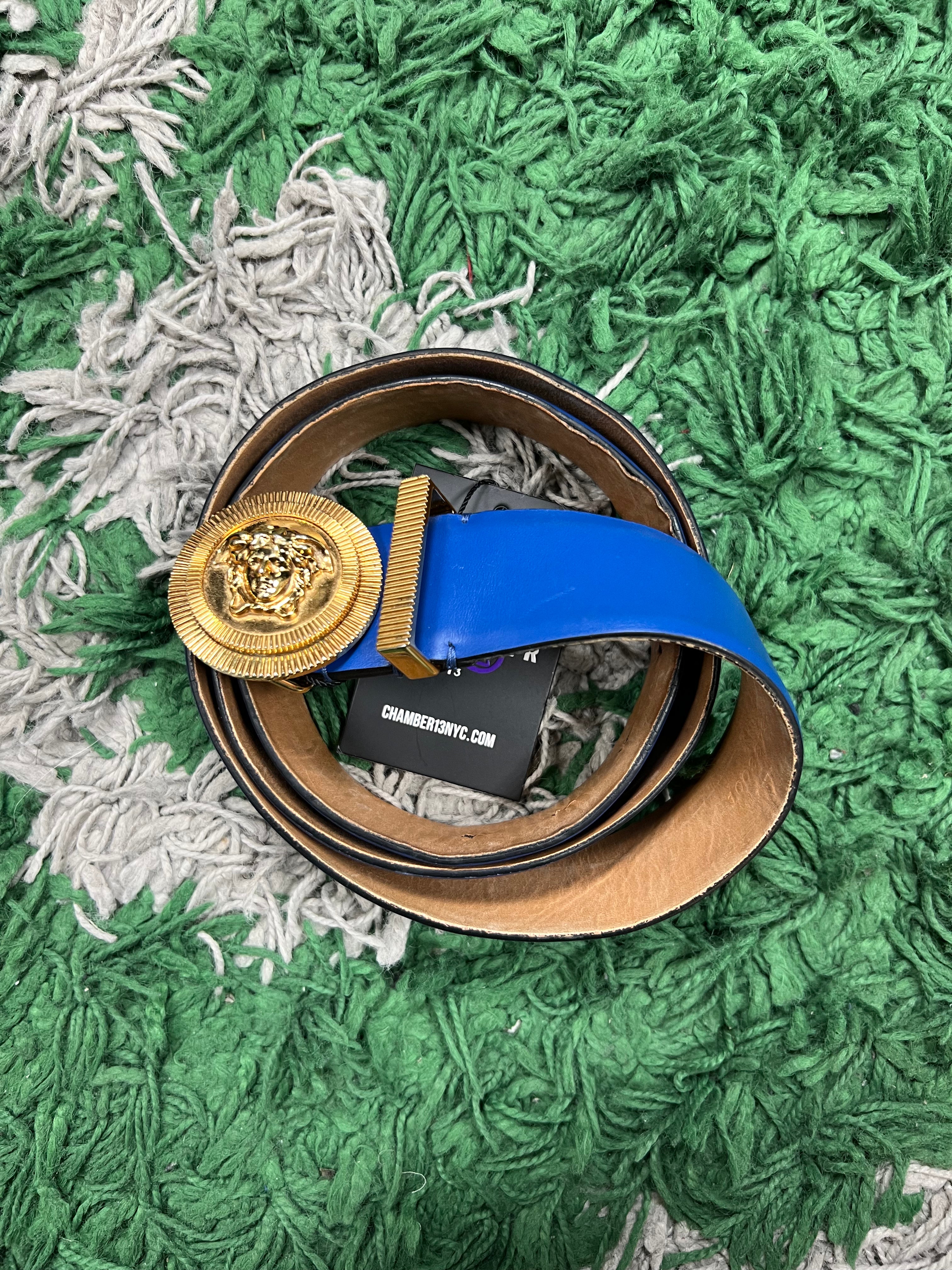 Versace Blue Gold (95-38) Belt