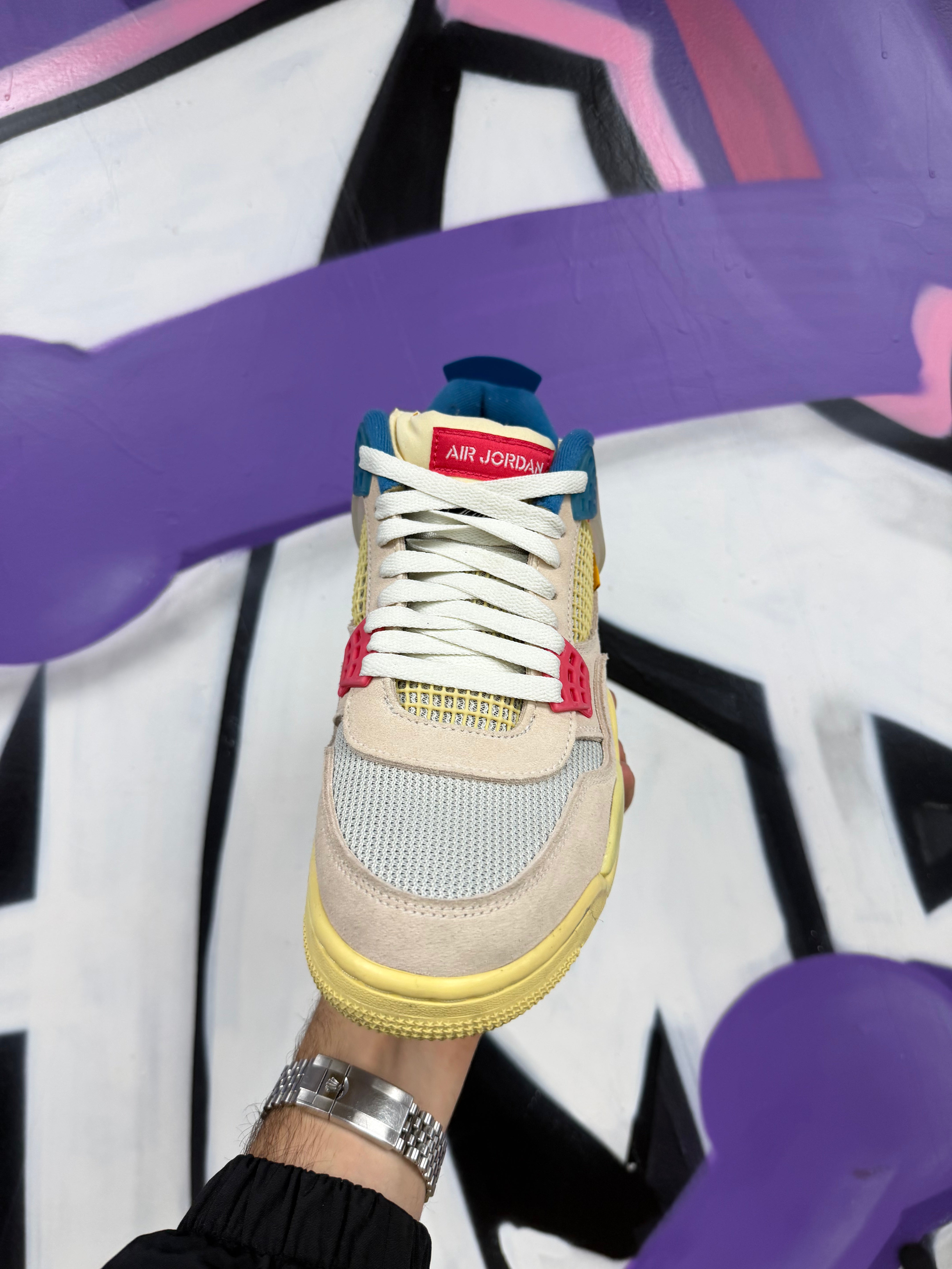Jordan 4 x Union Guava Ice Sneakers