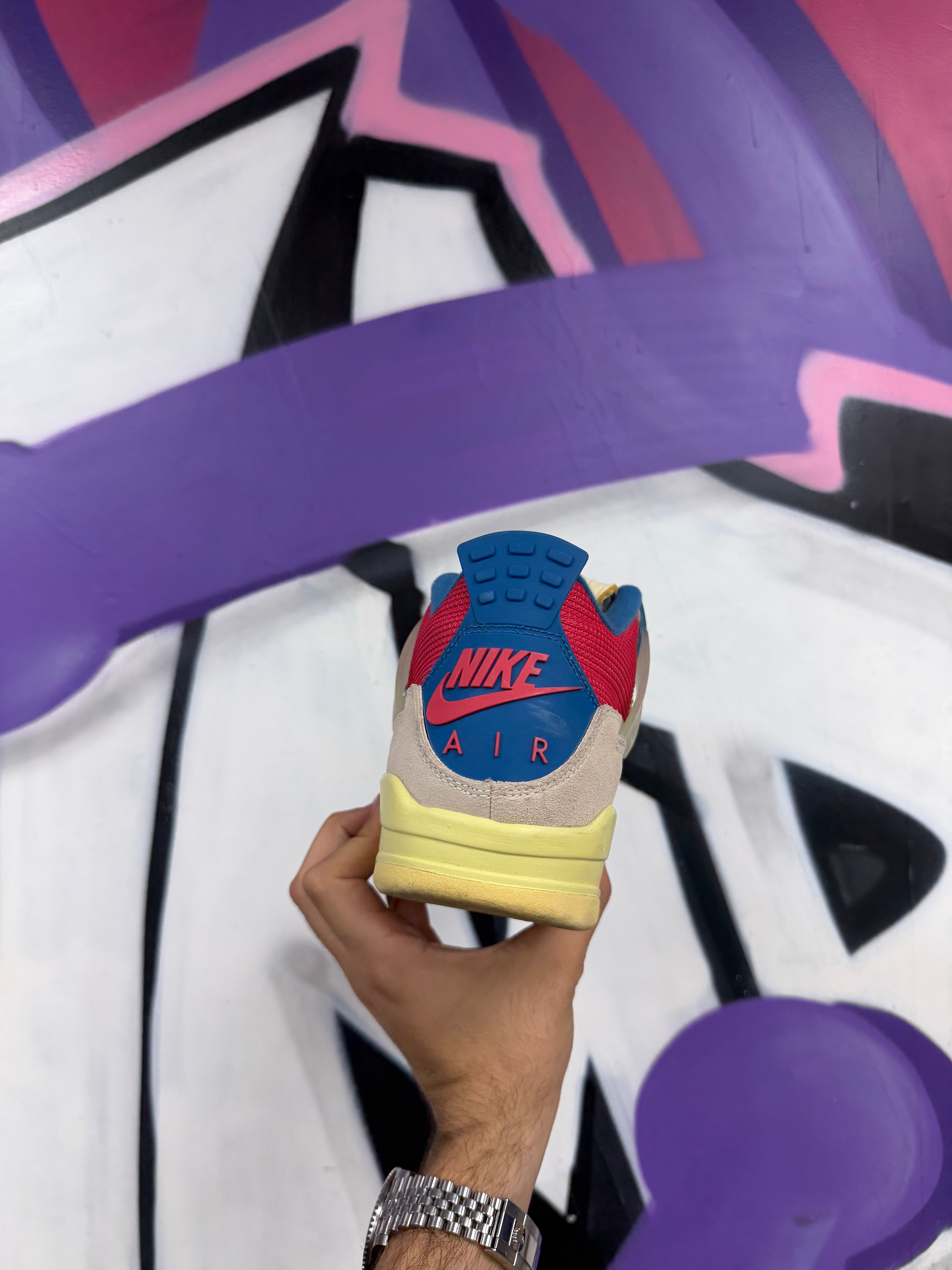 Jordan 4 x Union Guava Ice Sneakers