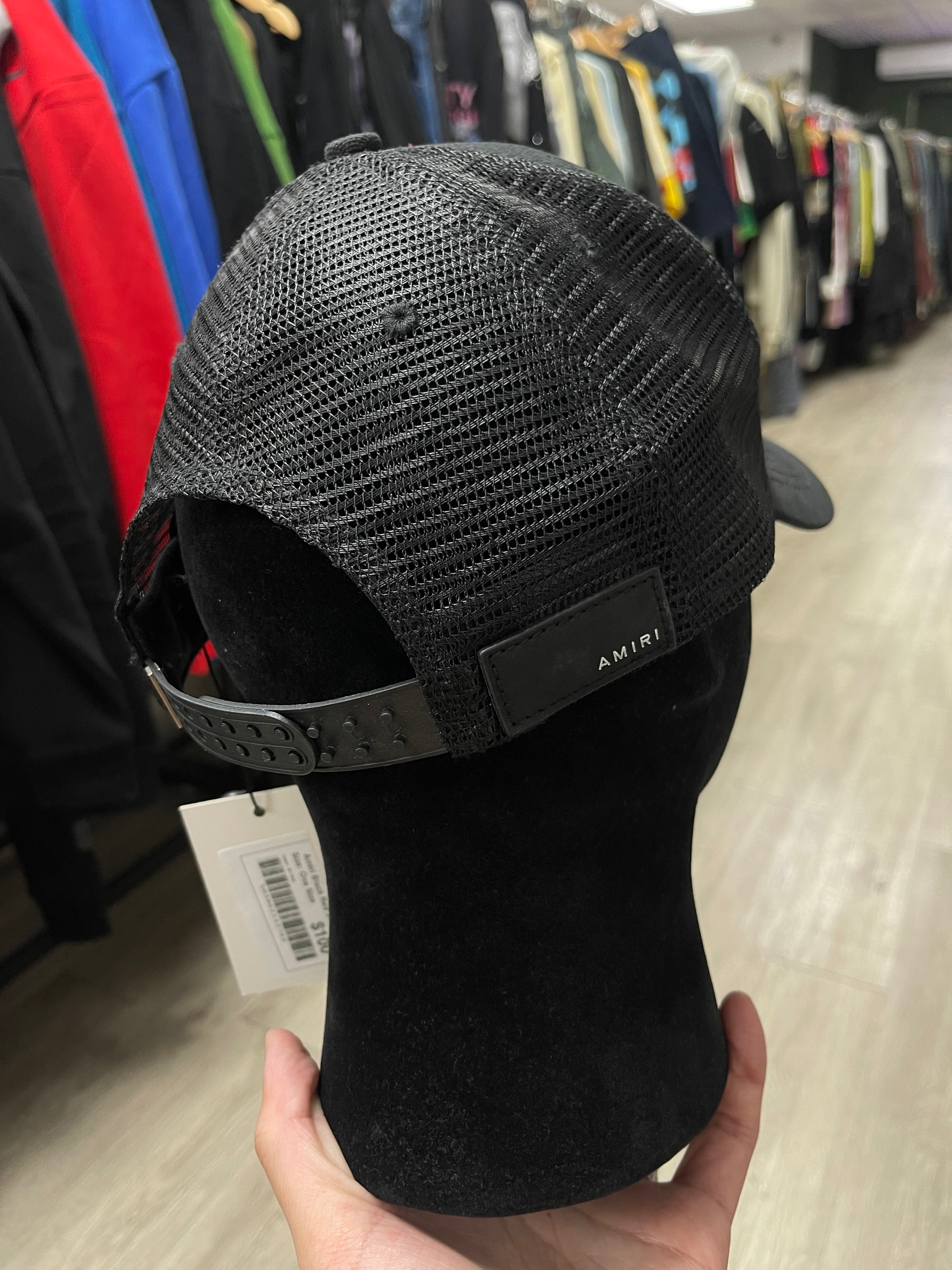 Amiri Black Red 3 Star Hat