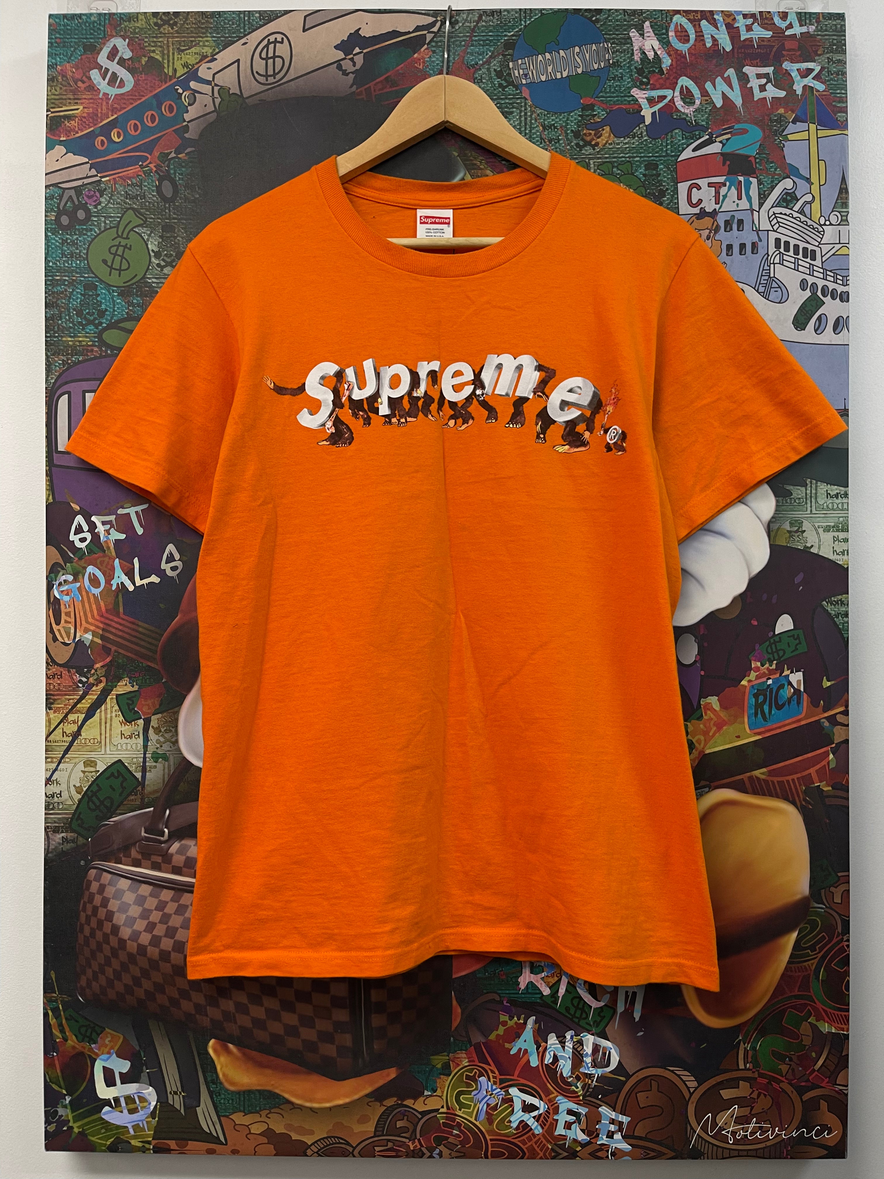 Supreme Orange Ape Tee