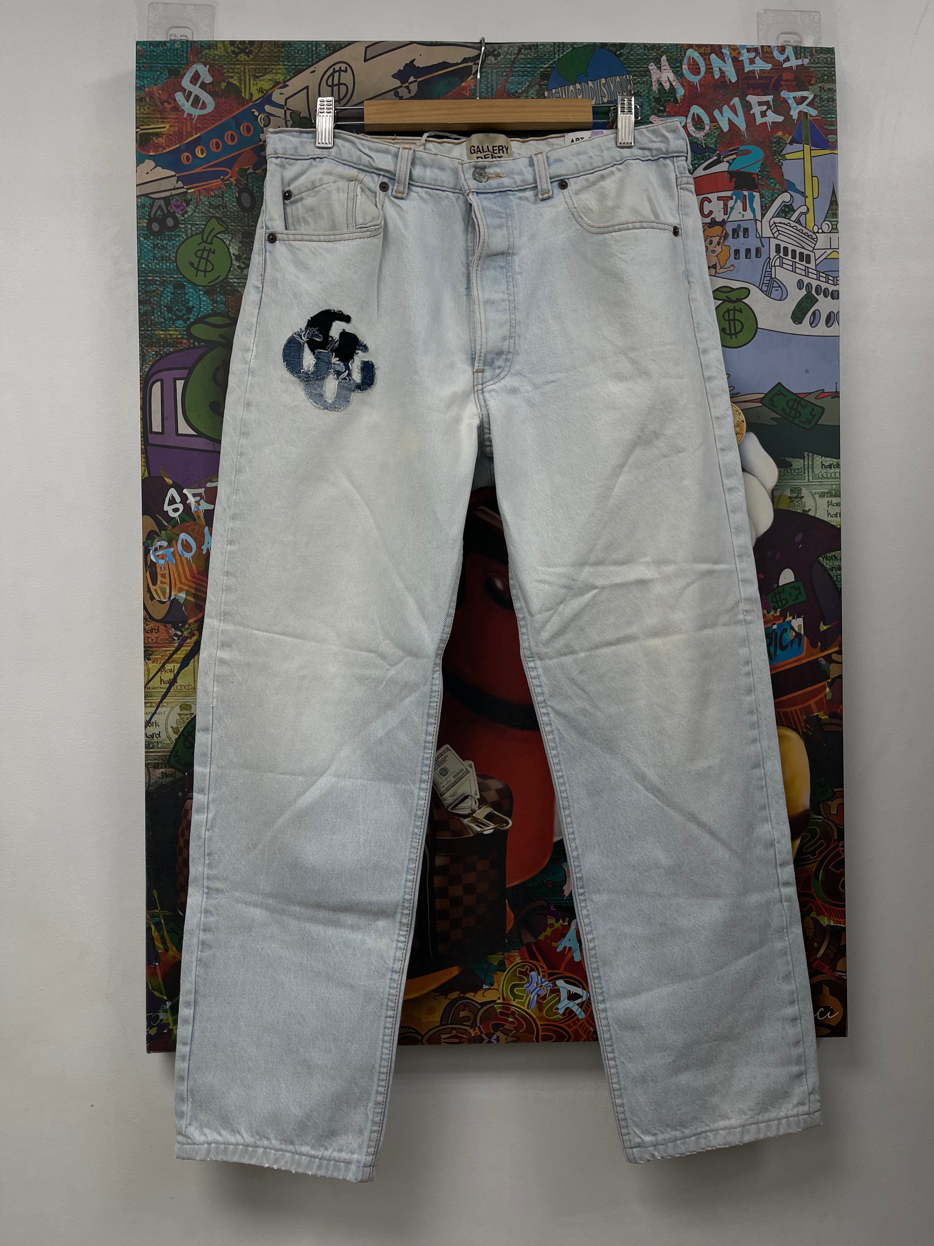 Gallery Dept Light Wash Denim G-Patch Jeans
