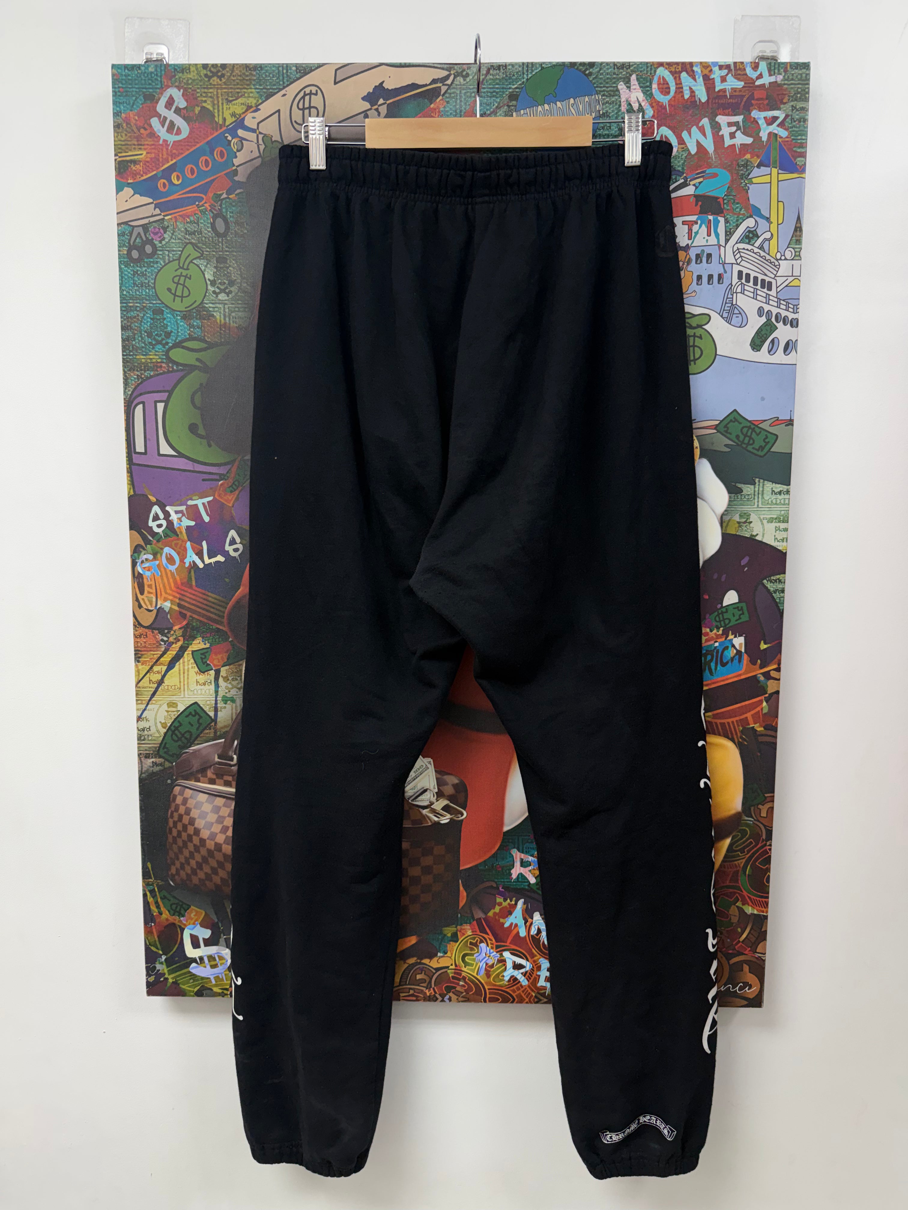 Chrome Hearts Black Horseshoe Sweatpants