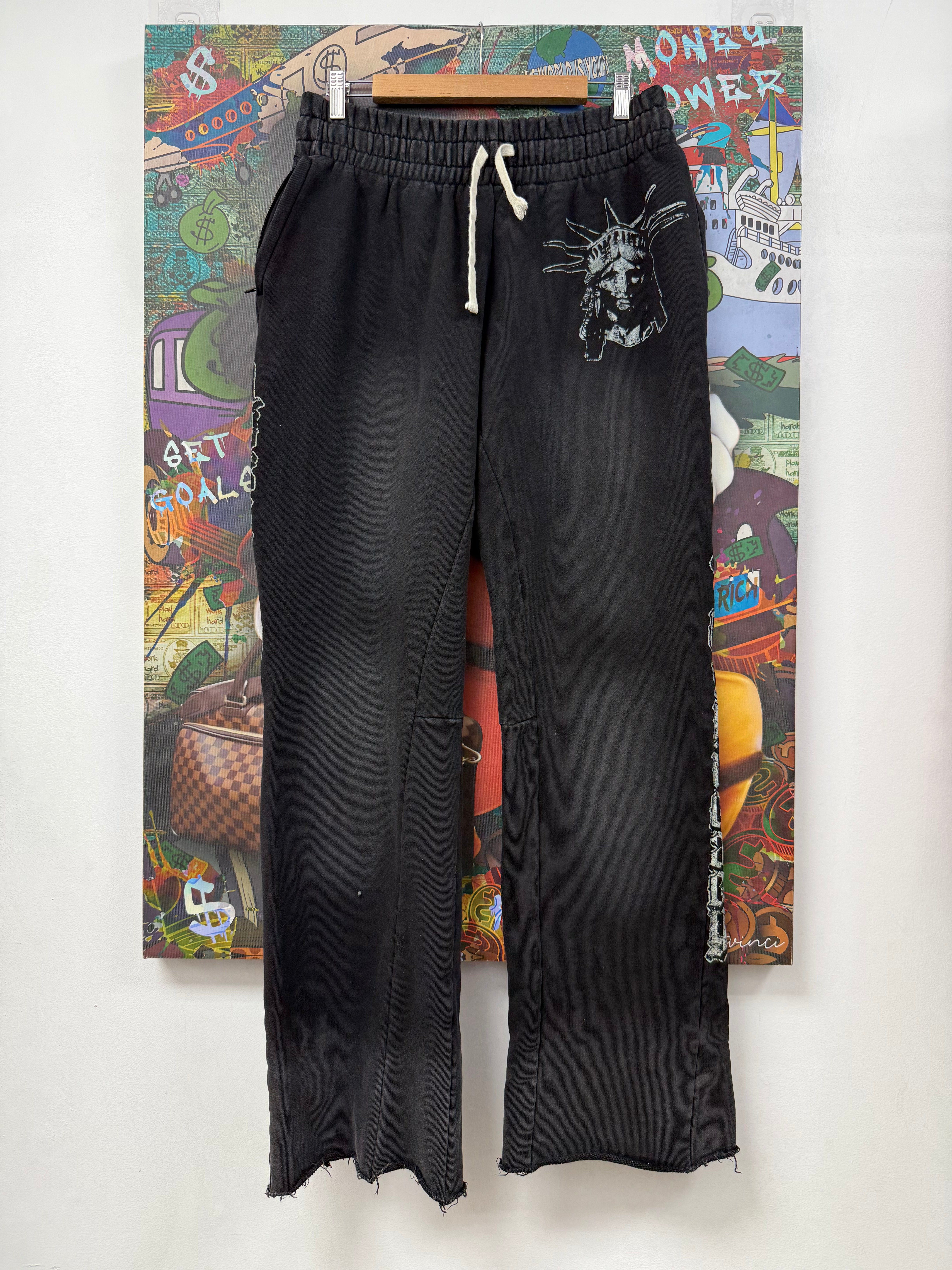 Lost Intricacy Black Liberty Sweatpants