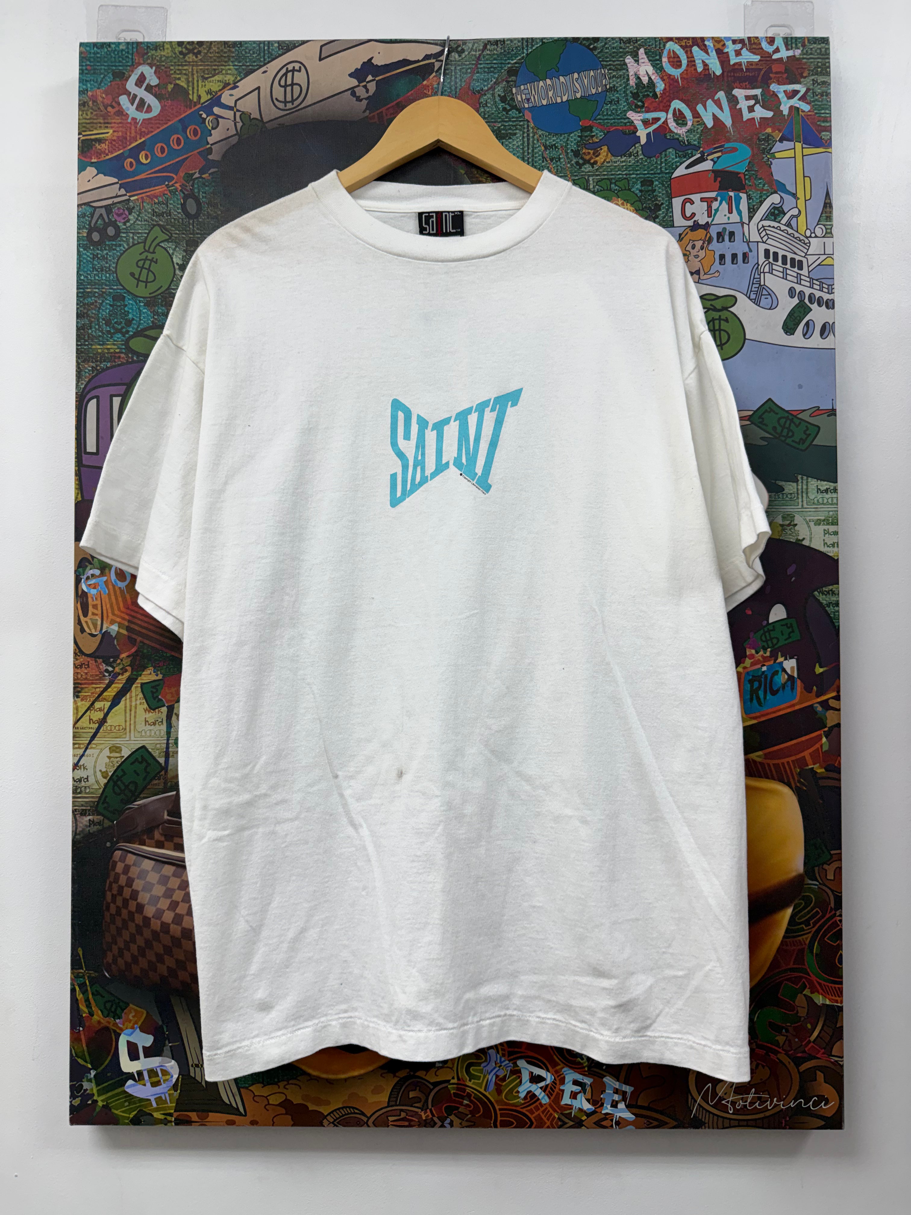 Saint Mxxxxxx White Tiffany Tee