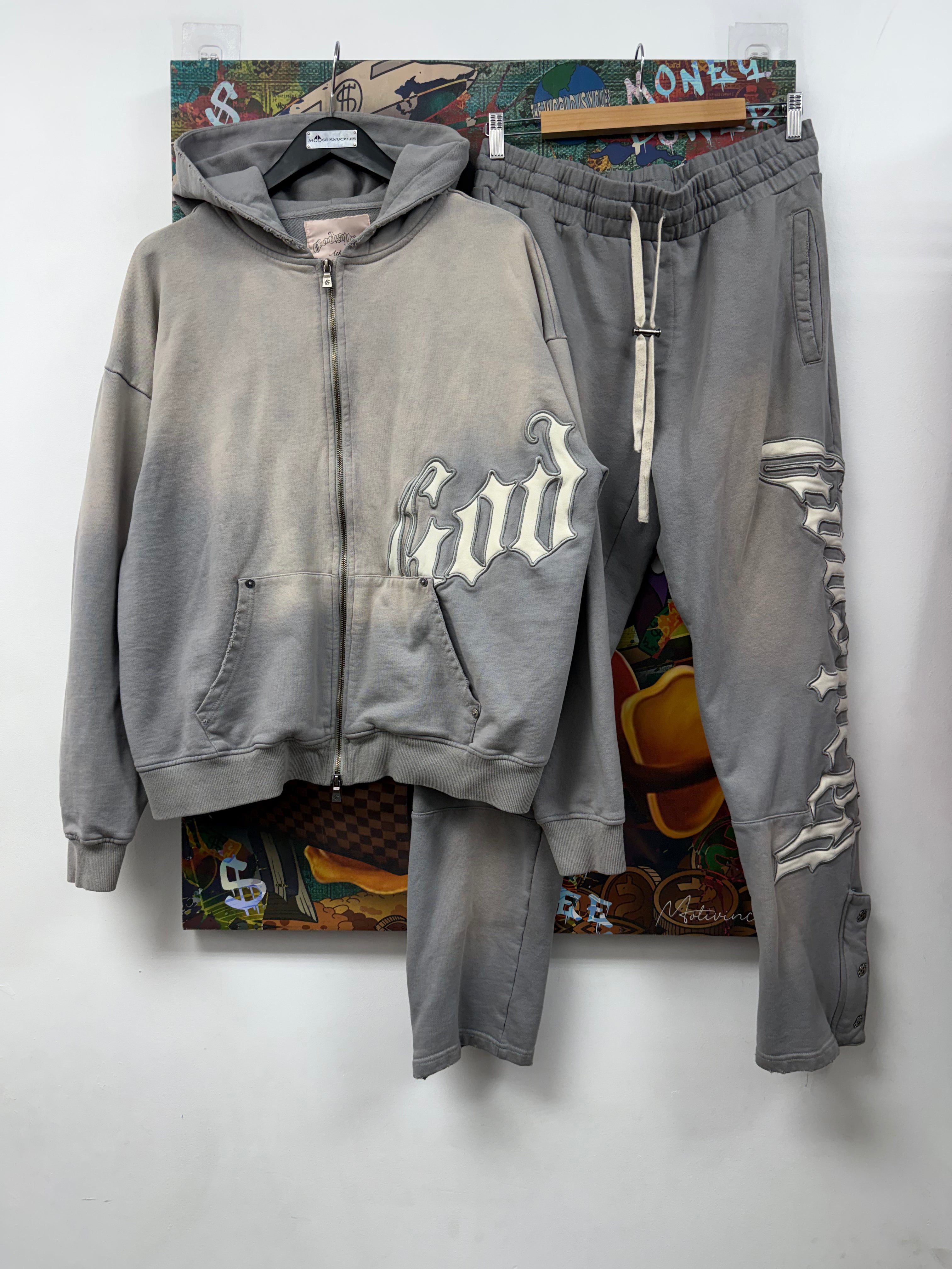 Godspeed Faded Ash Grey OG Logo Sweatsuit