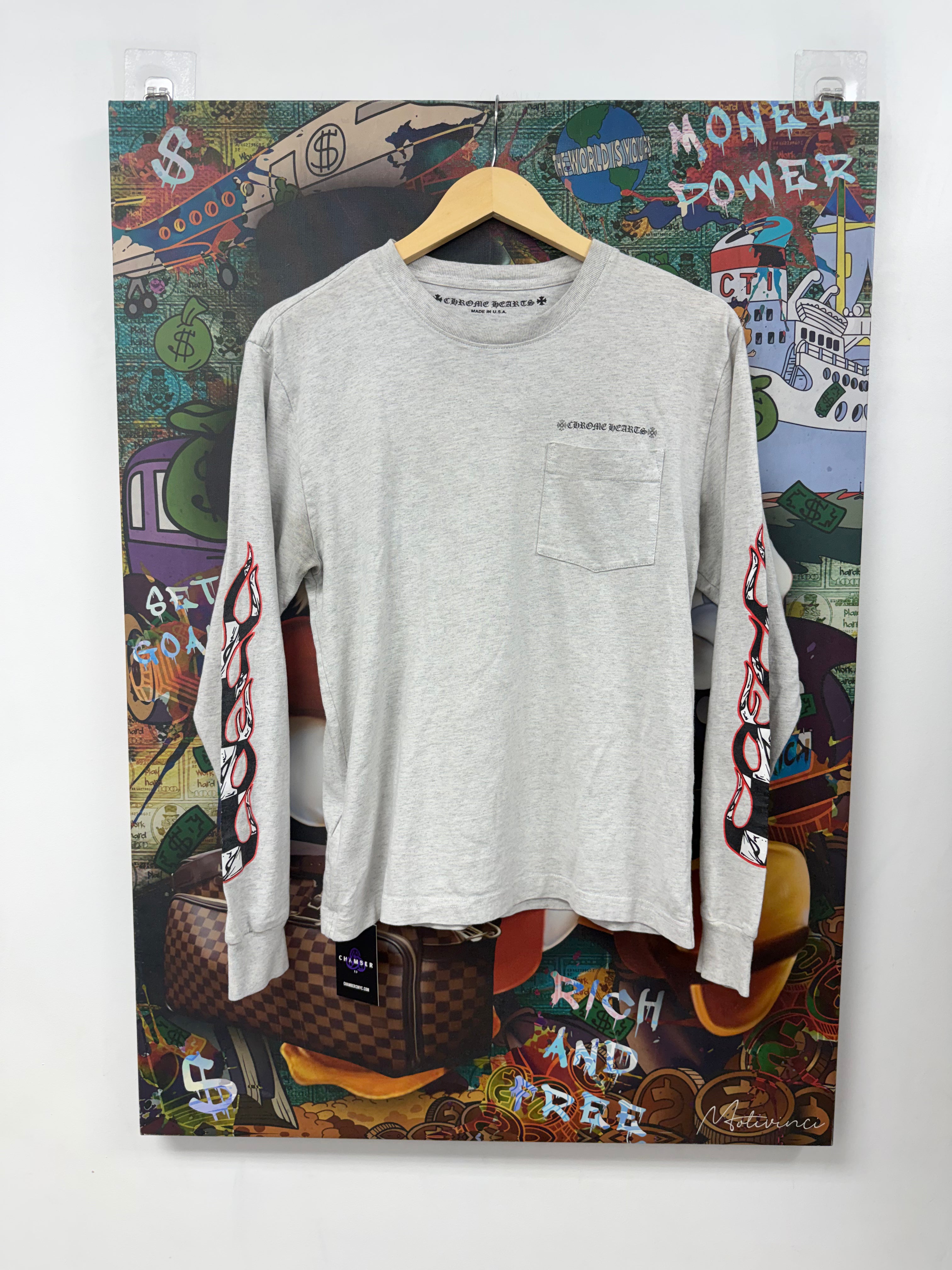 Chrome Hearts Matty Boy Grey Nuclear Long Sleeve