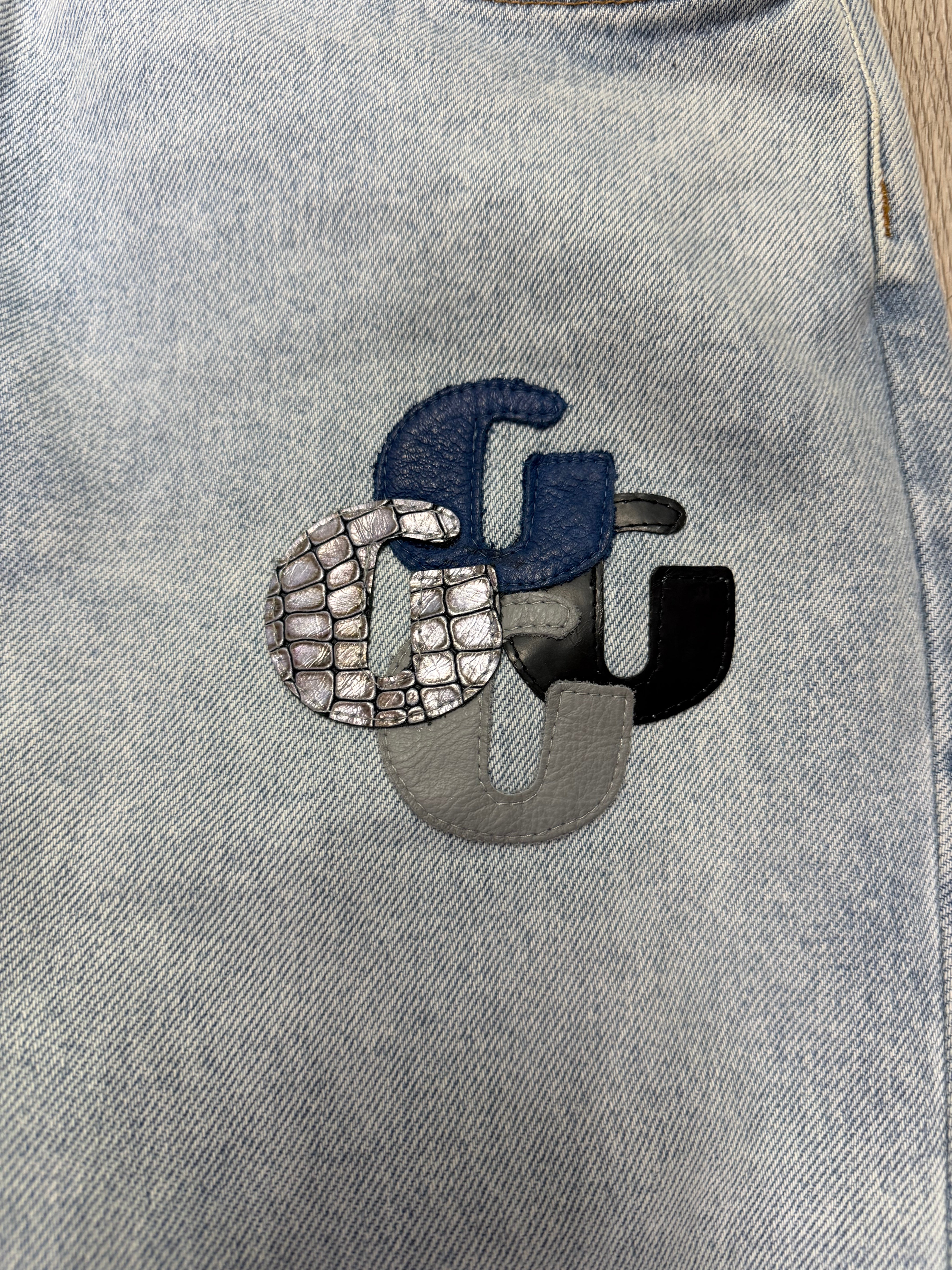 Gallery Dept 4 G-Patch Straight Leg Light Wash Jeans