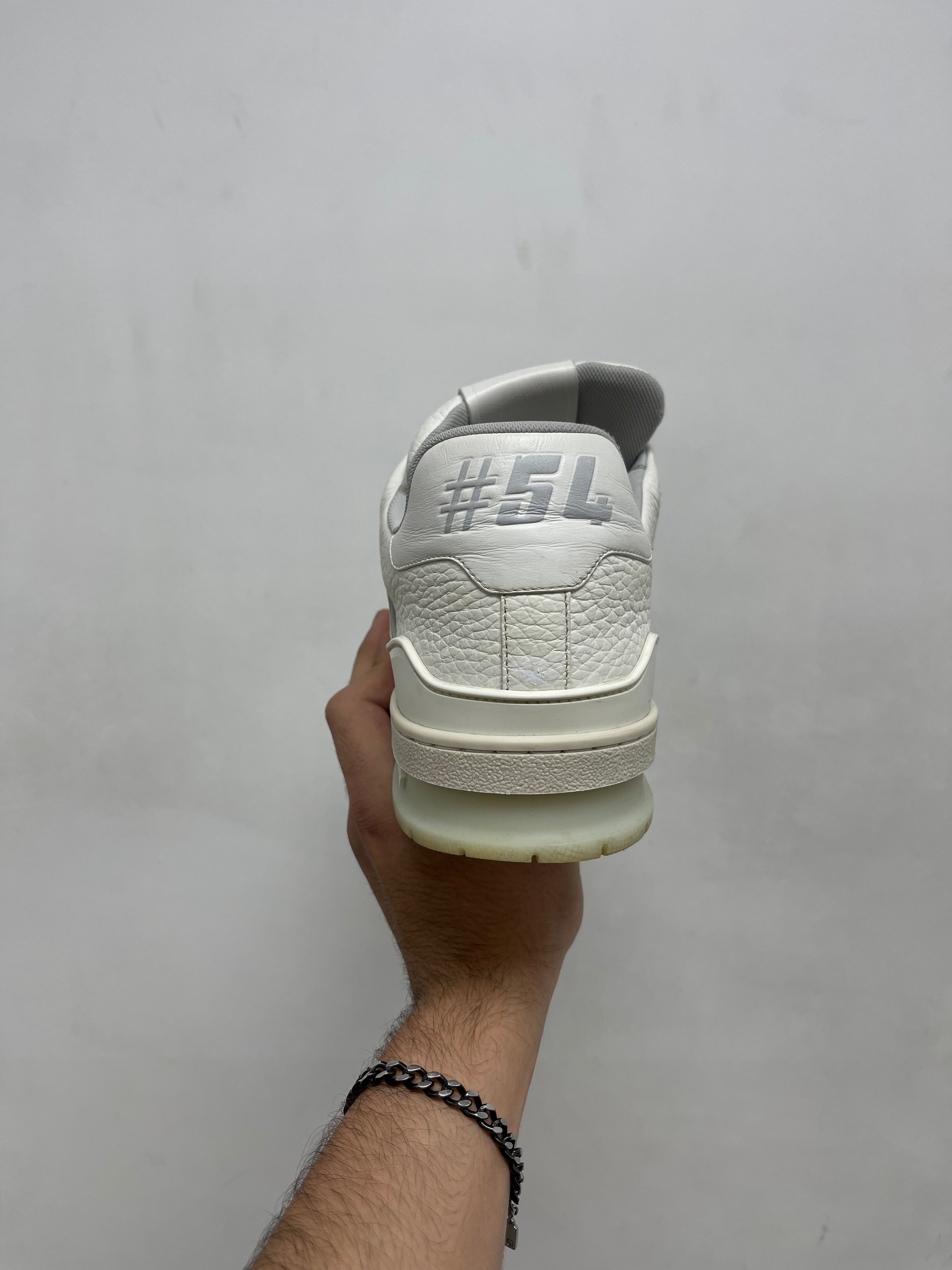Louis Vuitton White #54 Trainer Sneakers