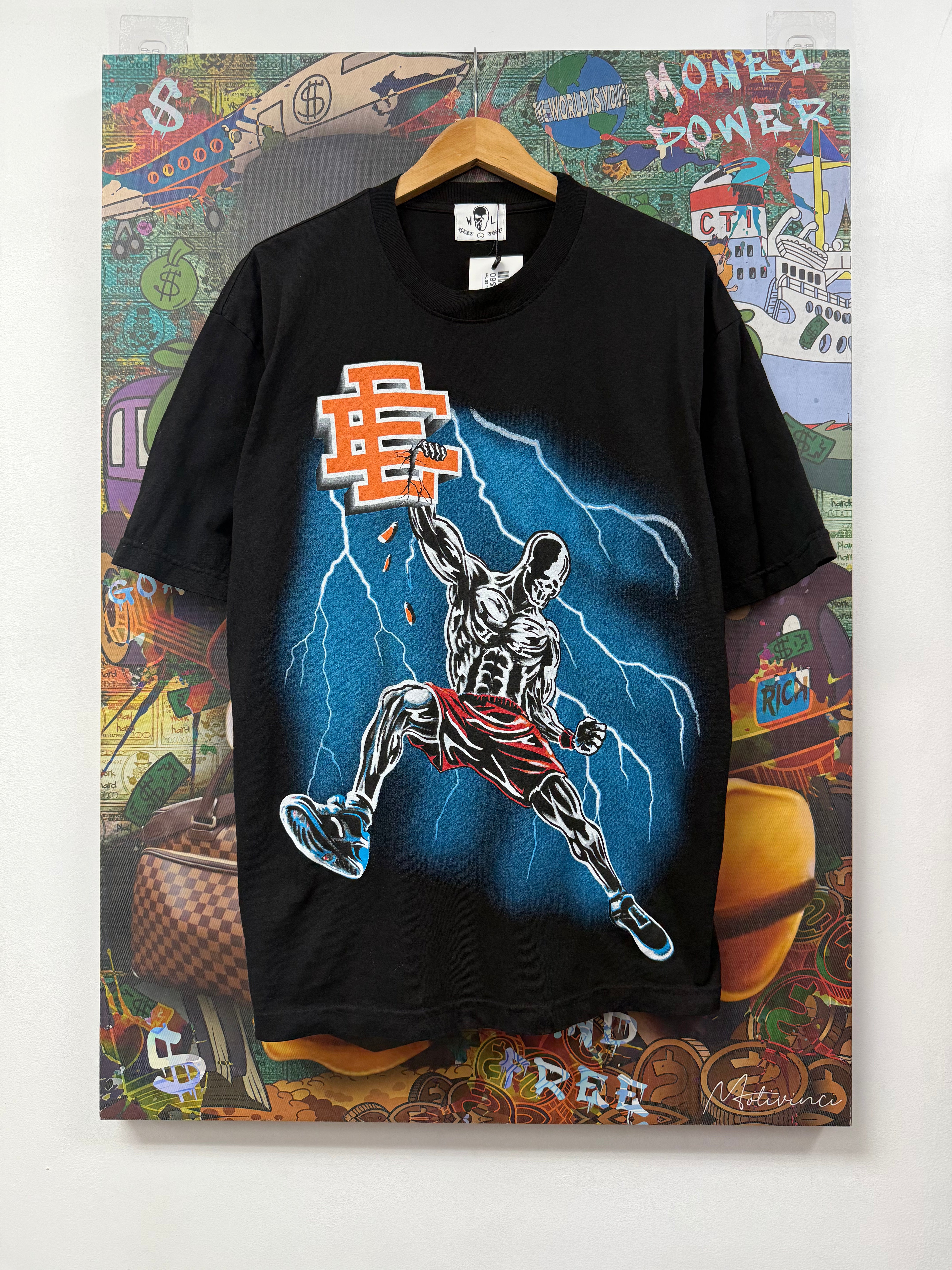 Warren Lotas Black Orange EE Tee