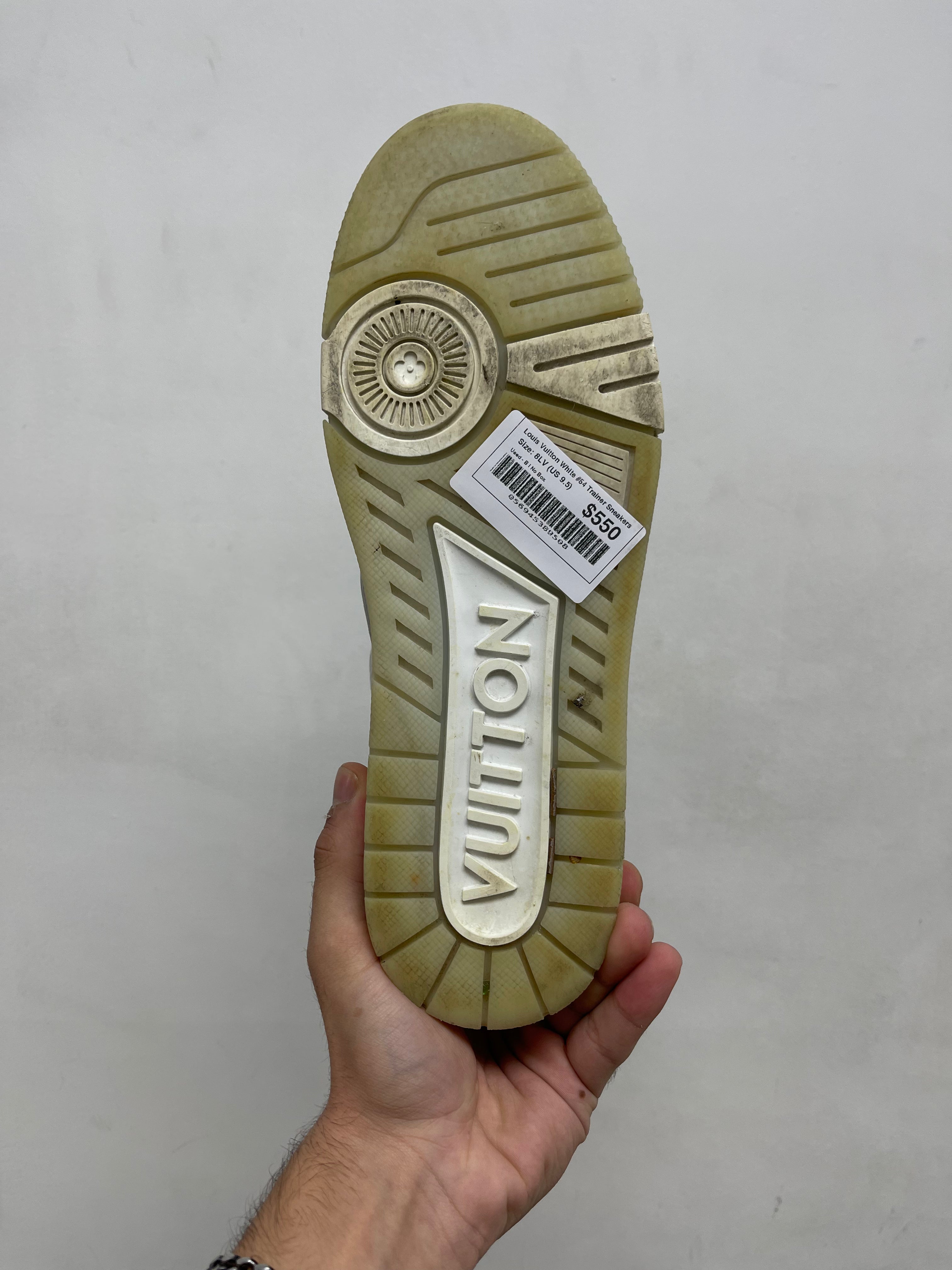 Louis Vuitton White #54 Trainer Sneakers