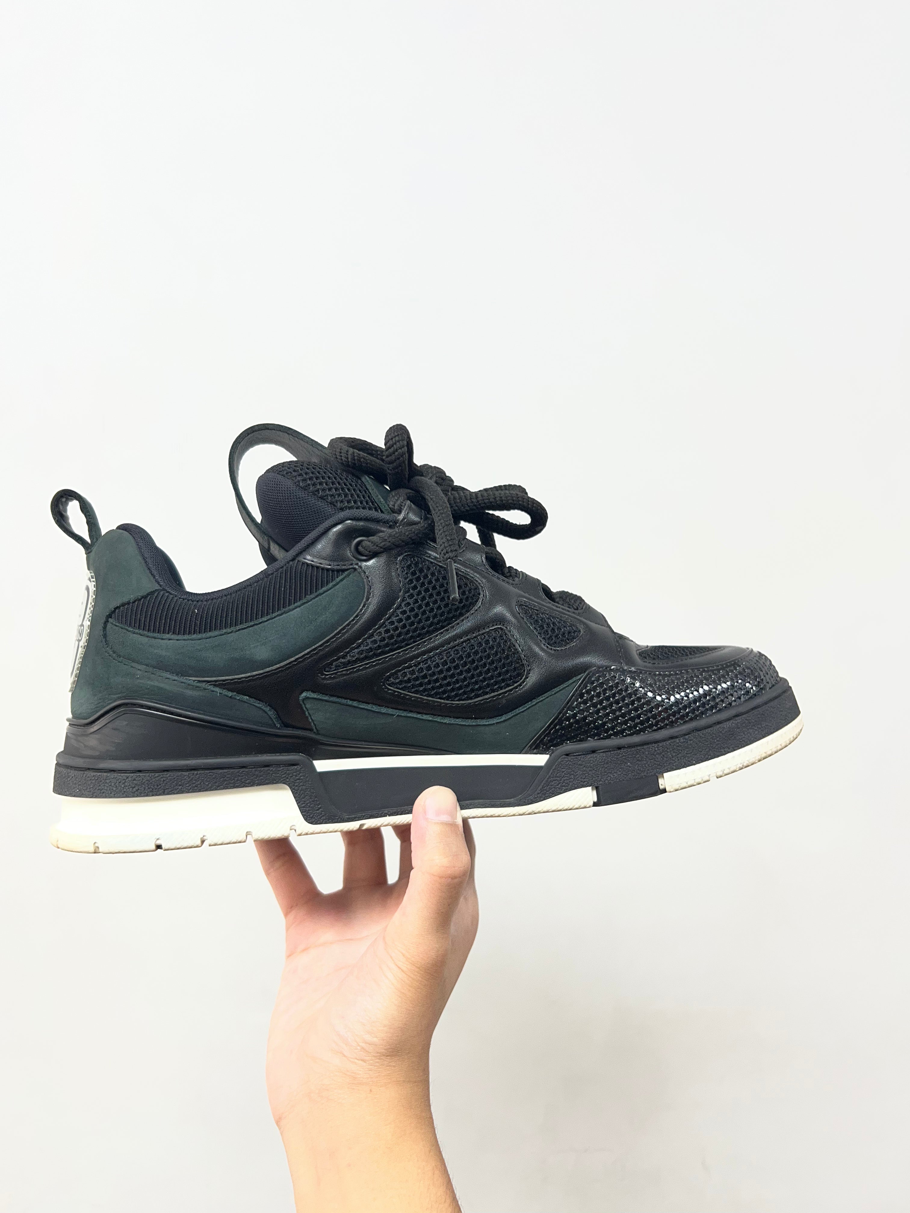 Louis Vuitton Black White Skate Sneakers