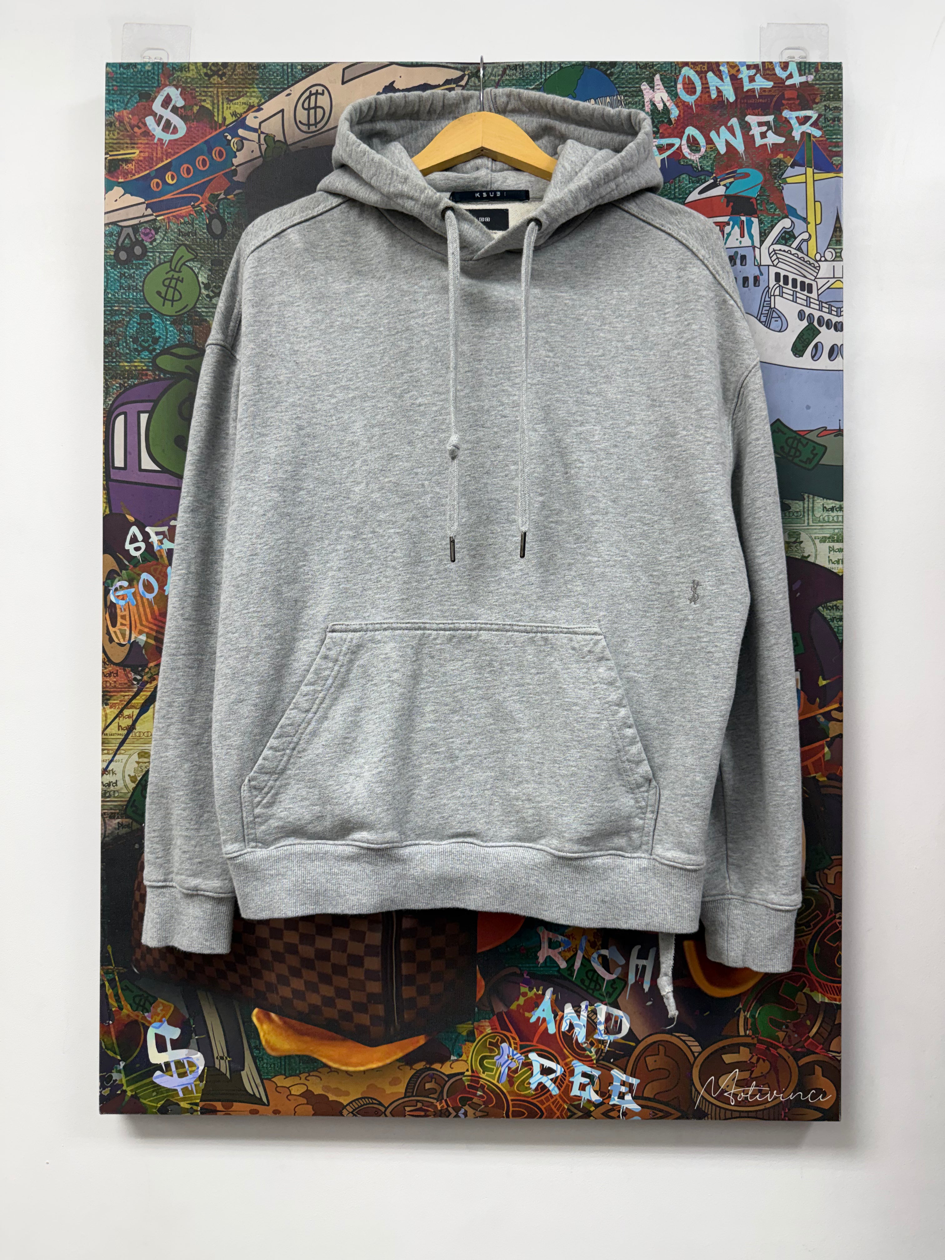 Ksubi Grey Plus Logo Hoodies