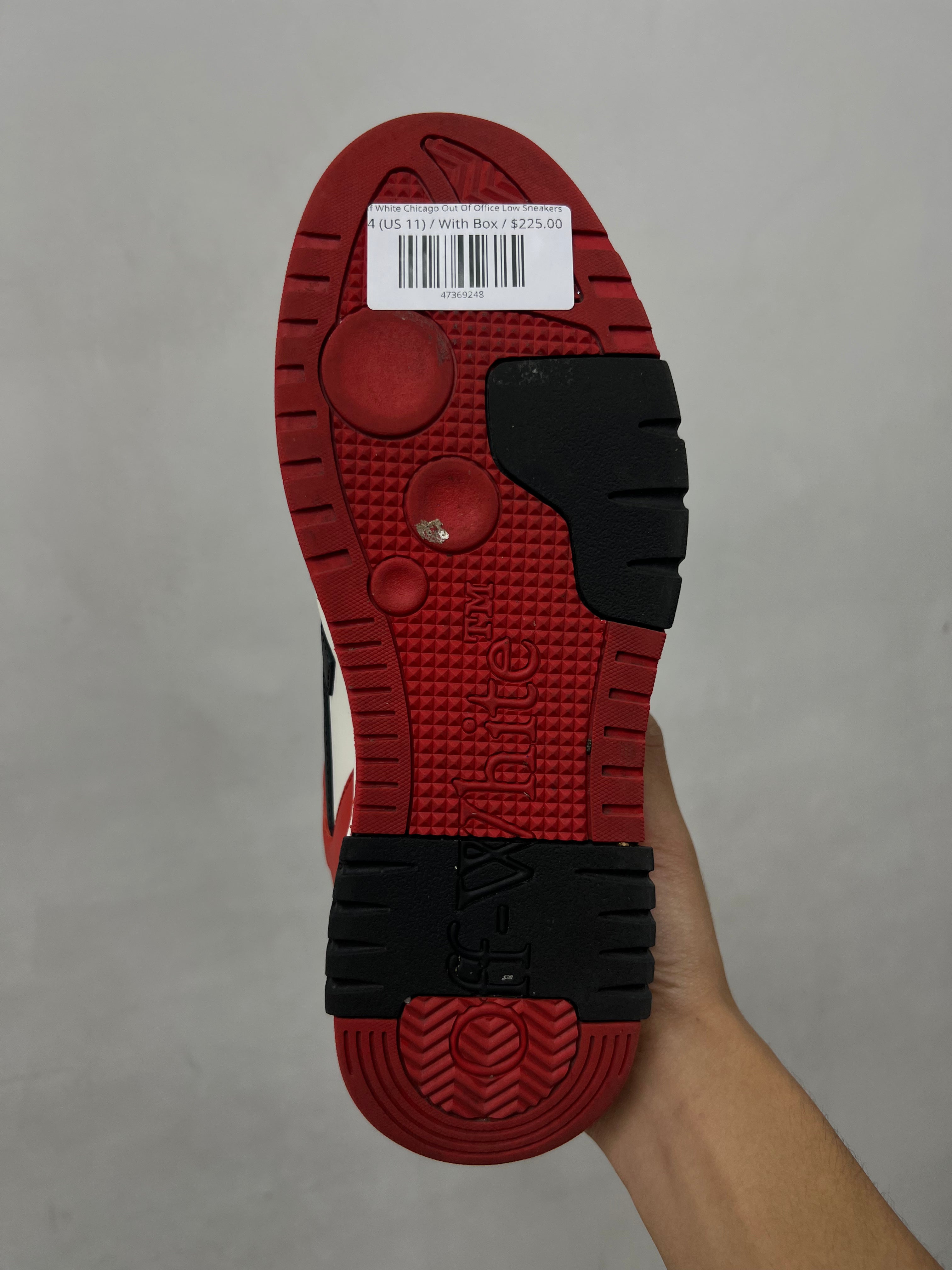 Off White Chicago Out Of Office Low Sneakers
