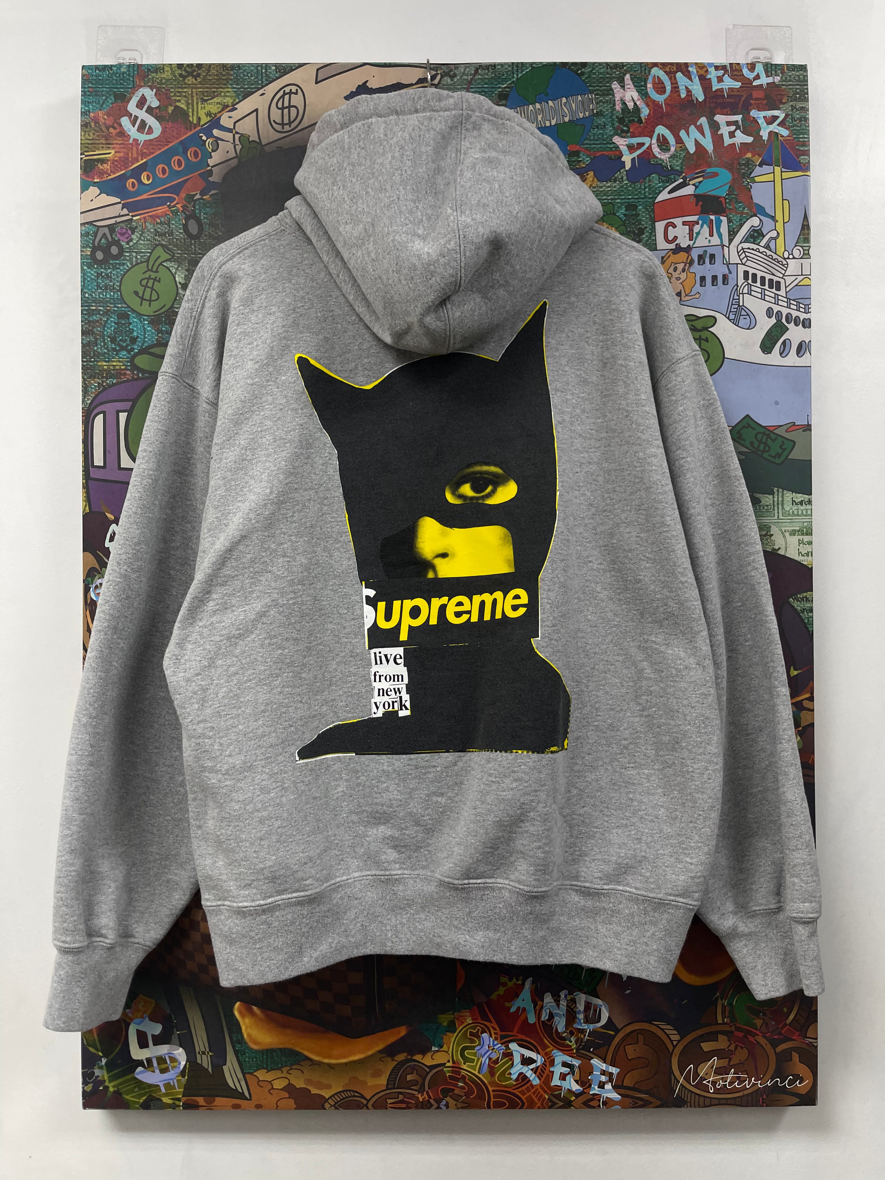 Supreme Grey Catwoman Hoodie