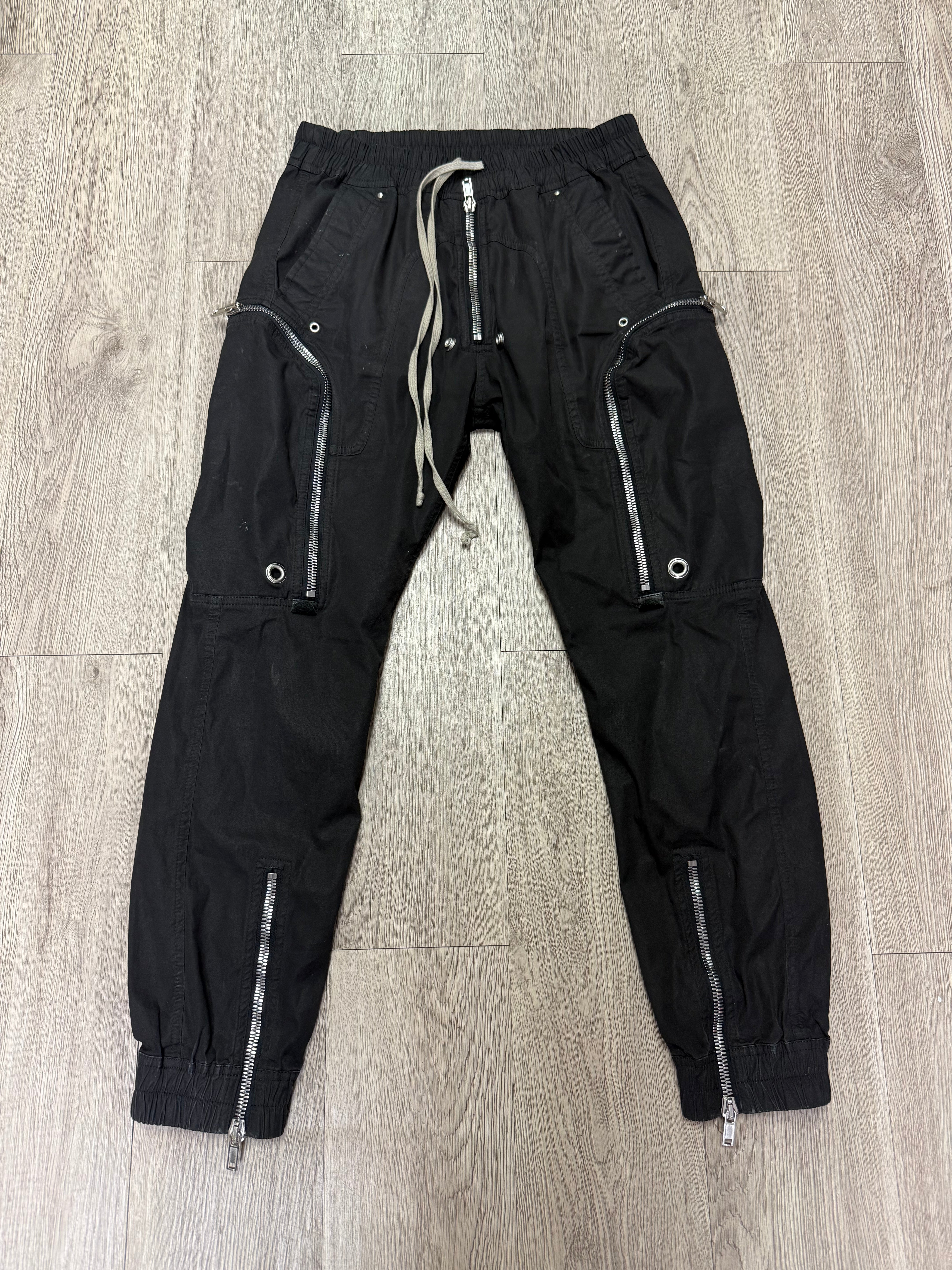 Rick Owens Black Bauhaus Cargo Pants