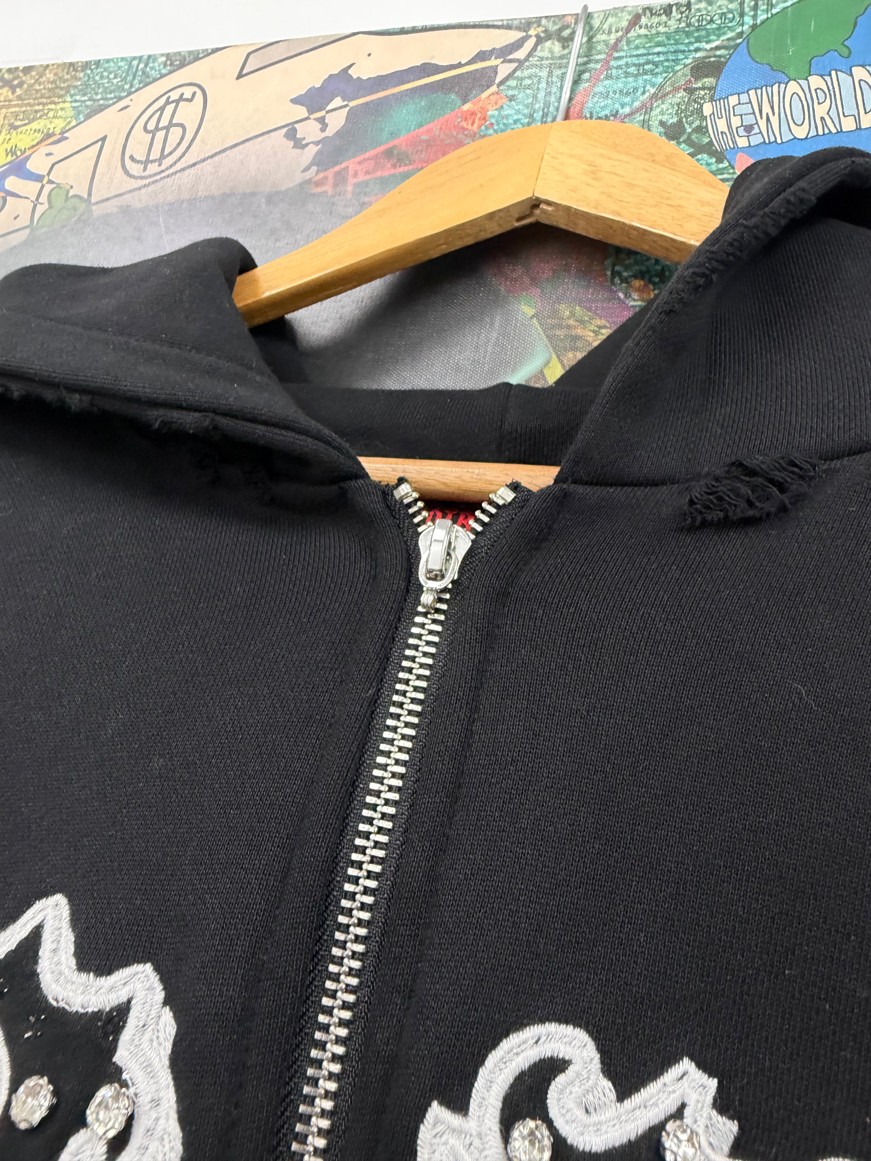 Lost Intricacy Black White Patch 2.0 Hoodie