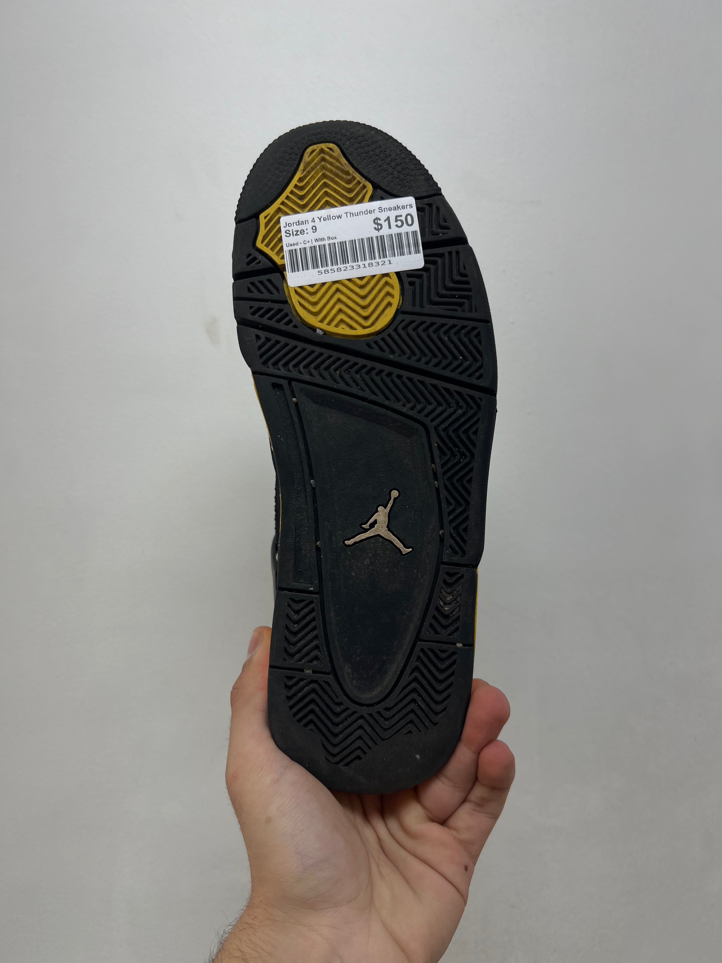 Jordan 4 Yellow Thunder Sneakers