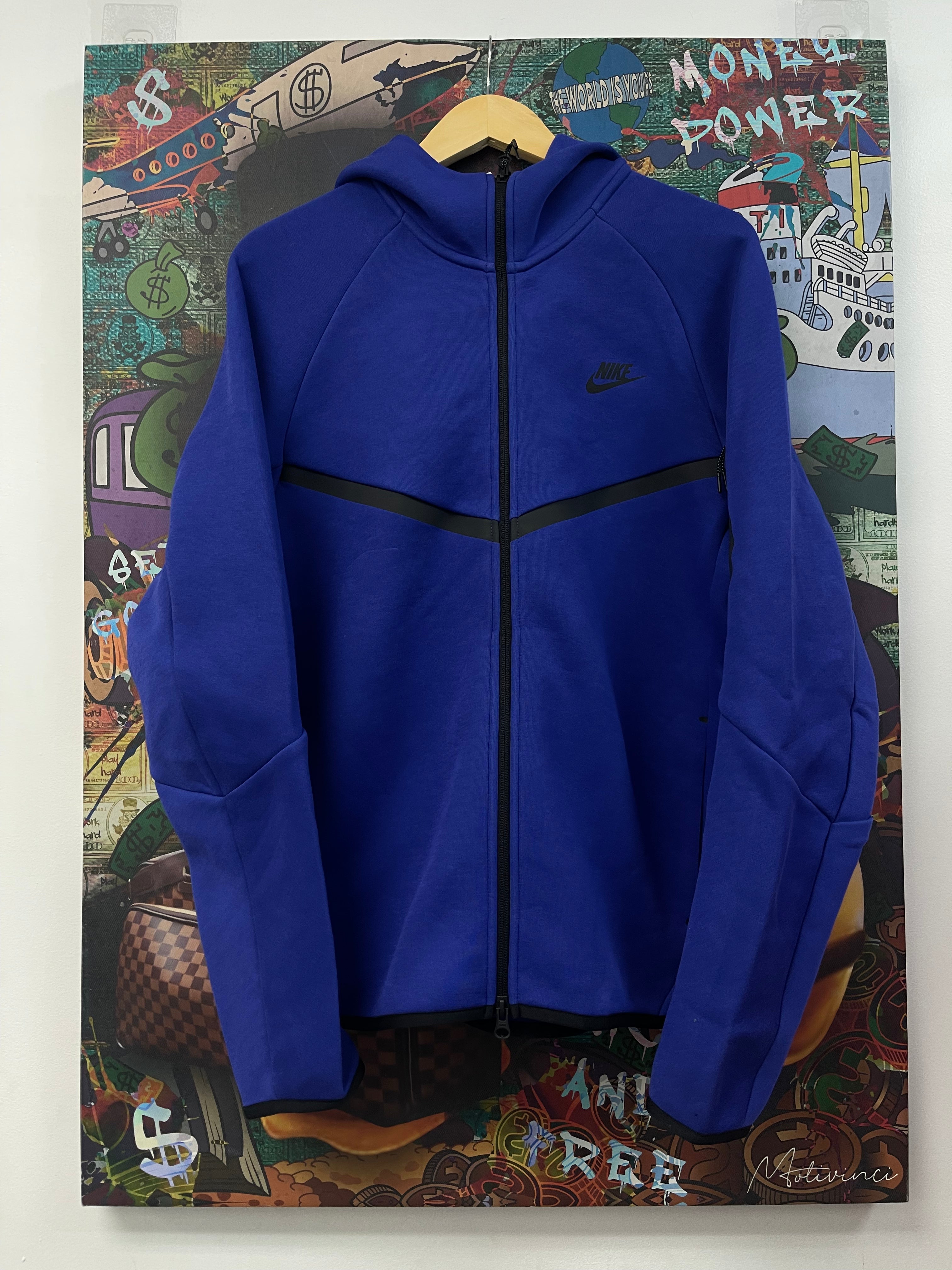 Nike Blue Tech Hoodie