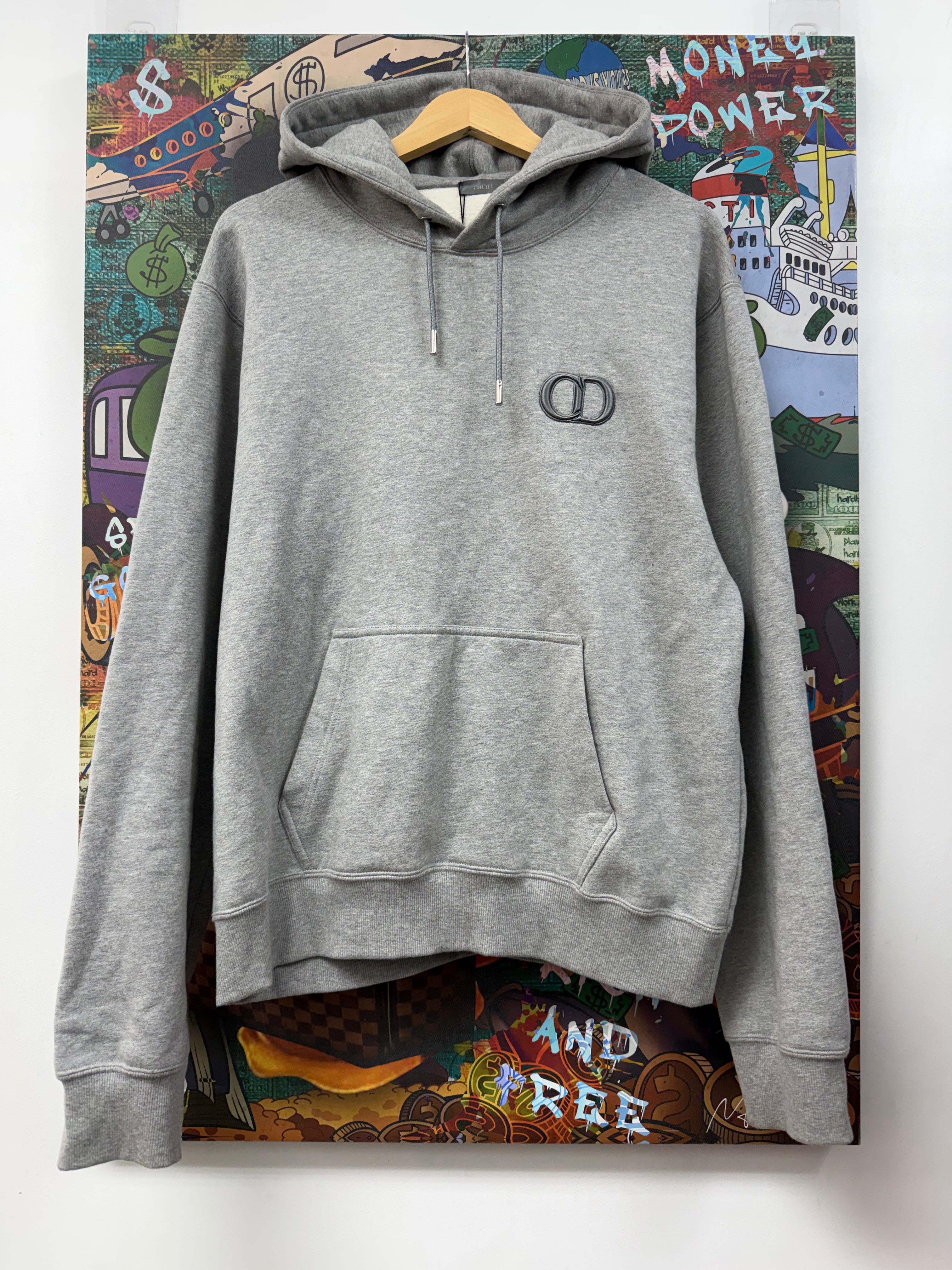 Dior Grey CD Icon Hoodie
