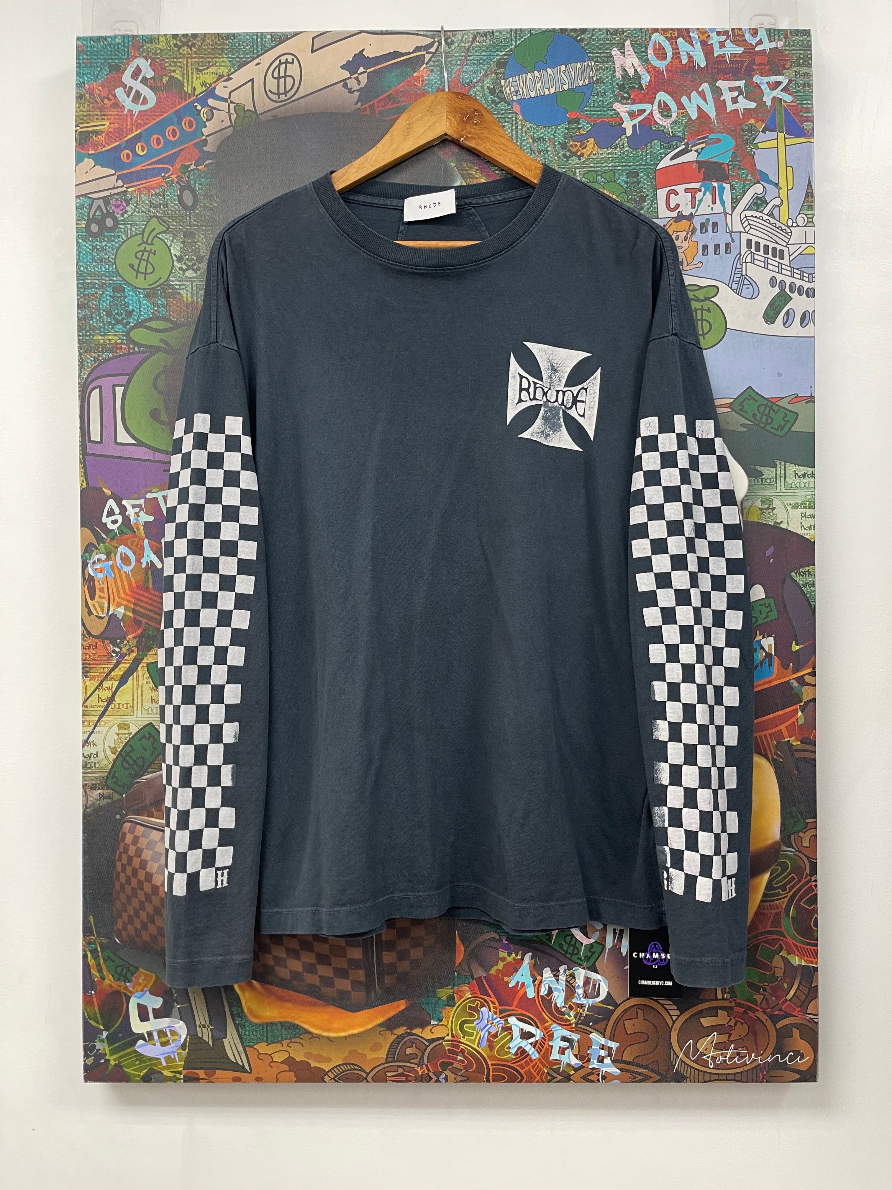 Rhude Classic Checker Long Sleeve