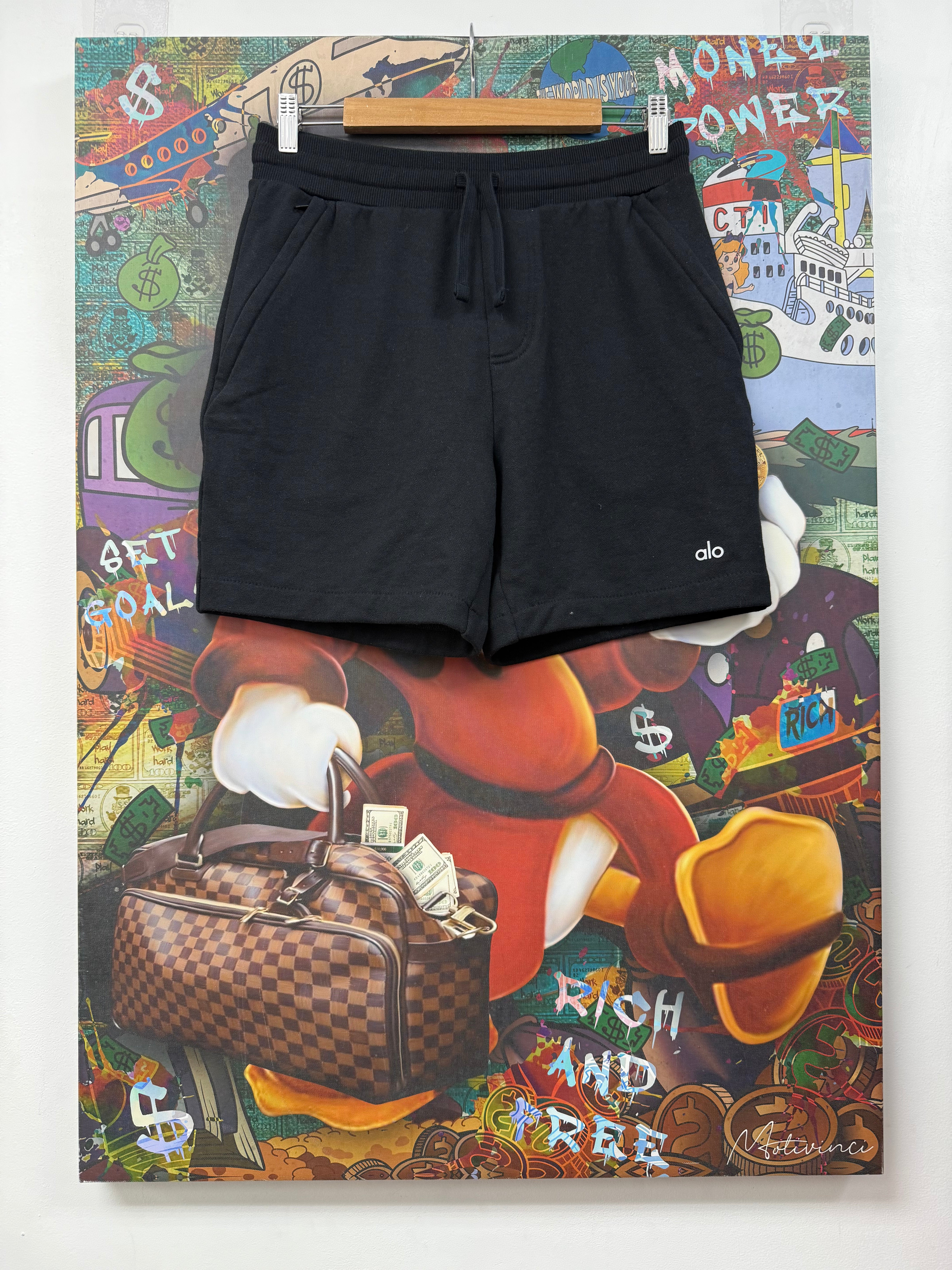 Alo Black Shorts
