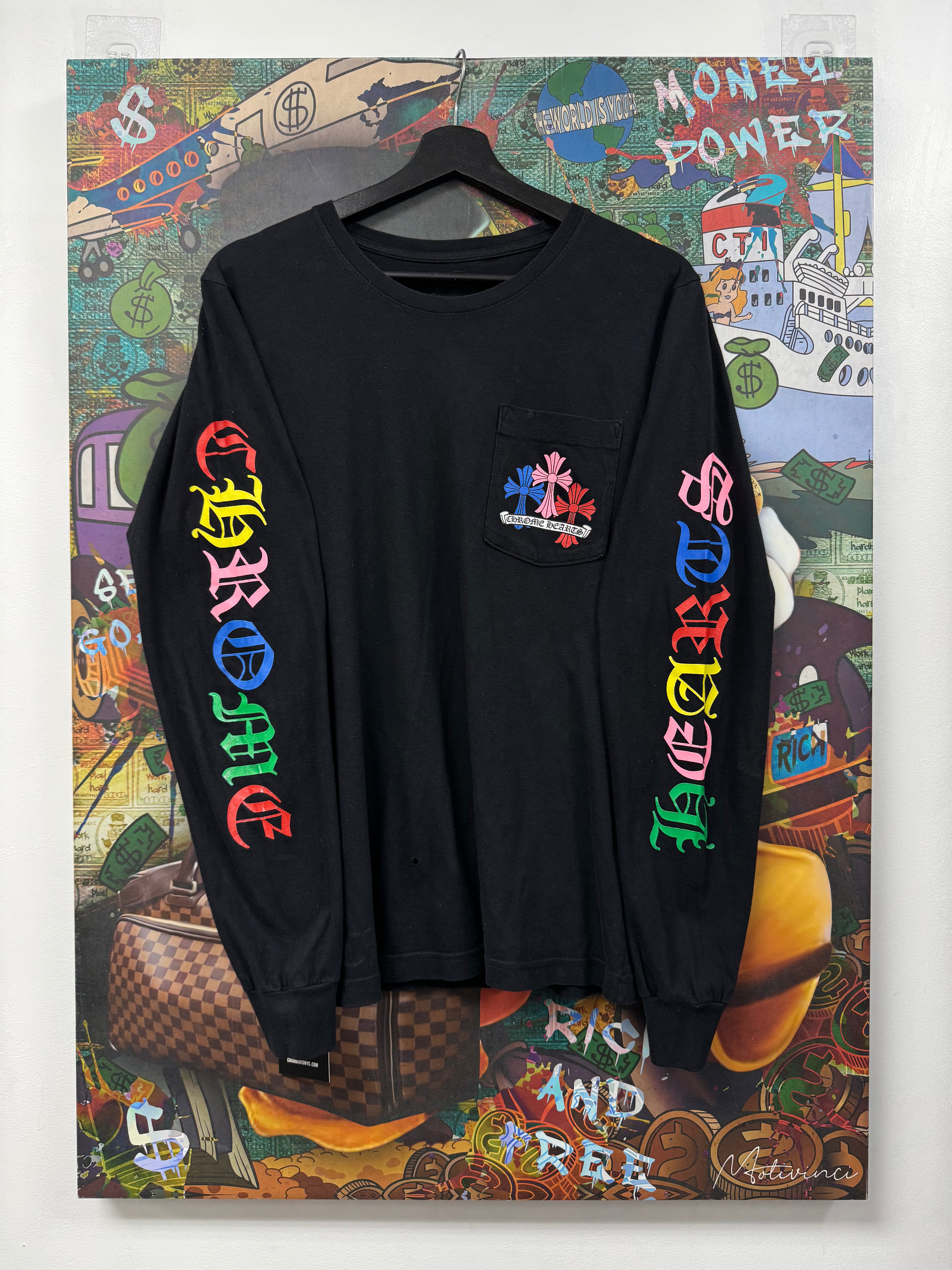Chrome Hearts Black Multi Cross Long Sleeve