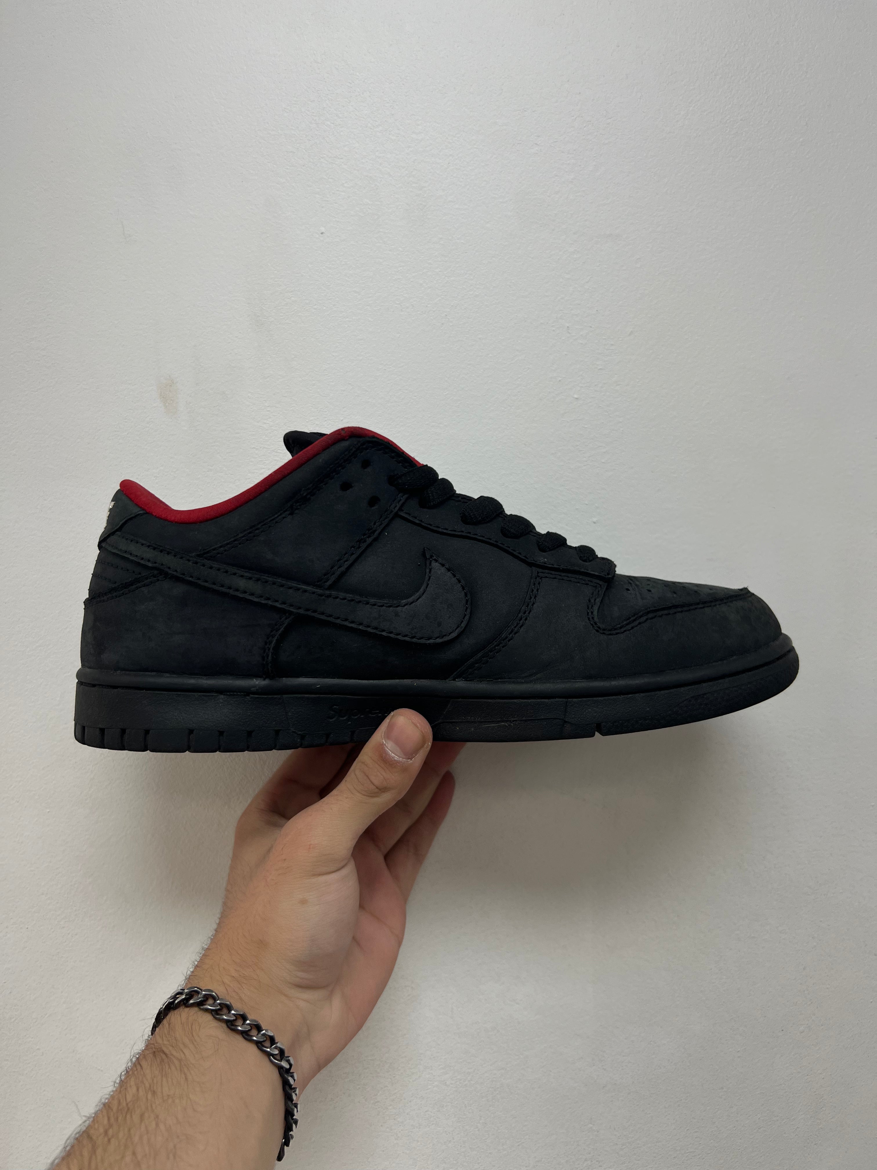 Nike Supreme SB Dunk Low Black Sneakers