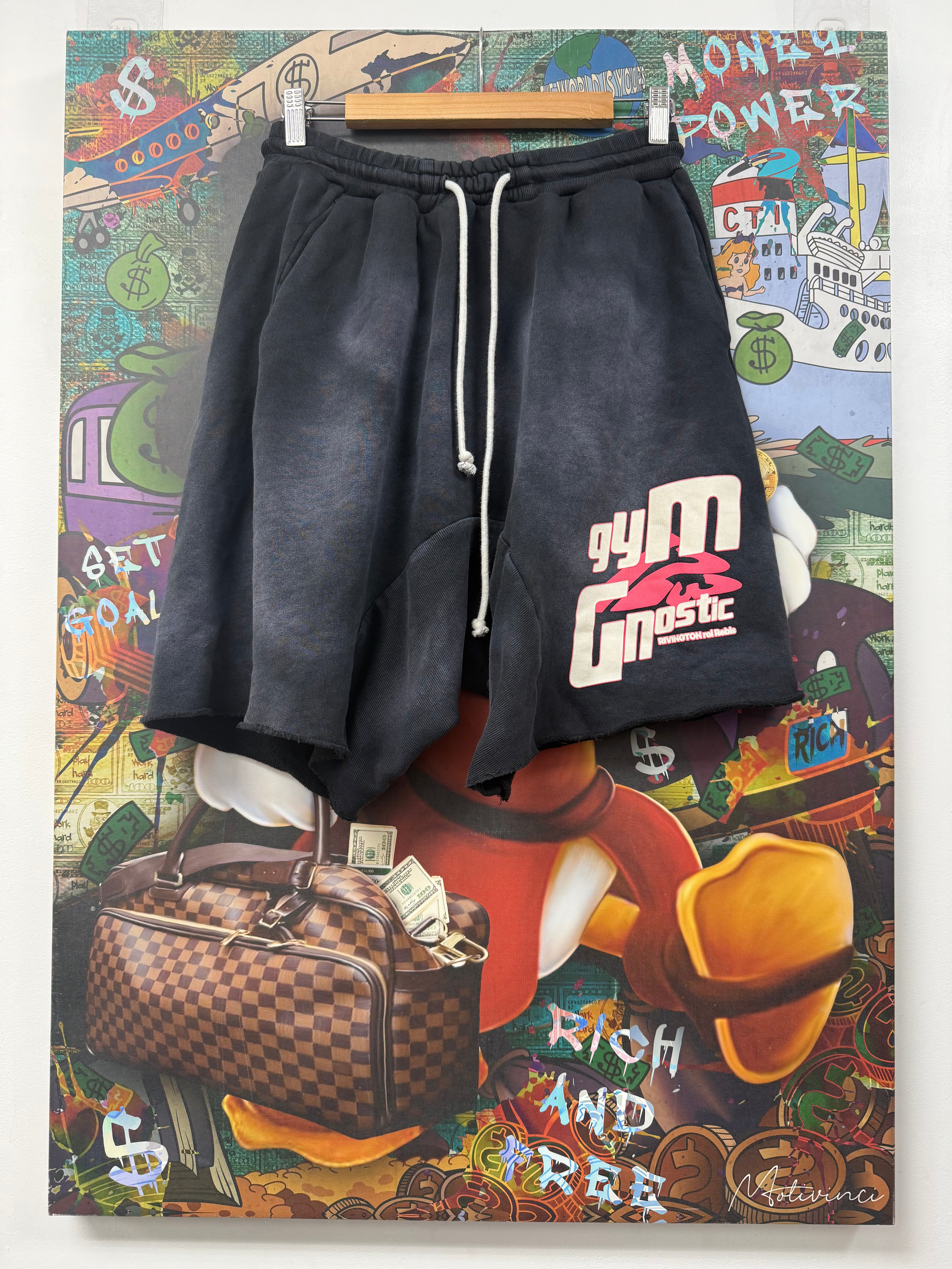 Rivington Navy Pink Gym Gnostic (3) Shorts