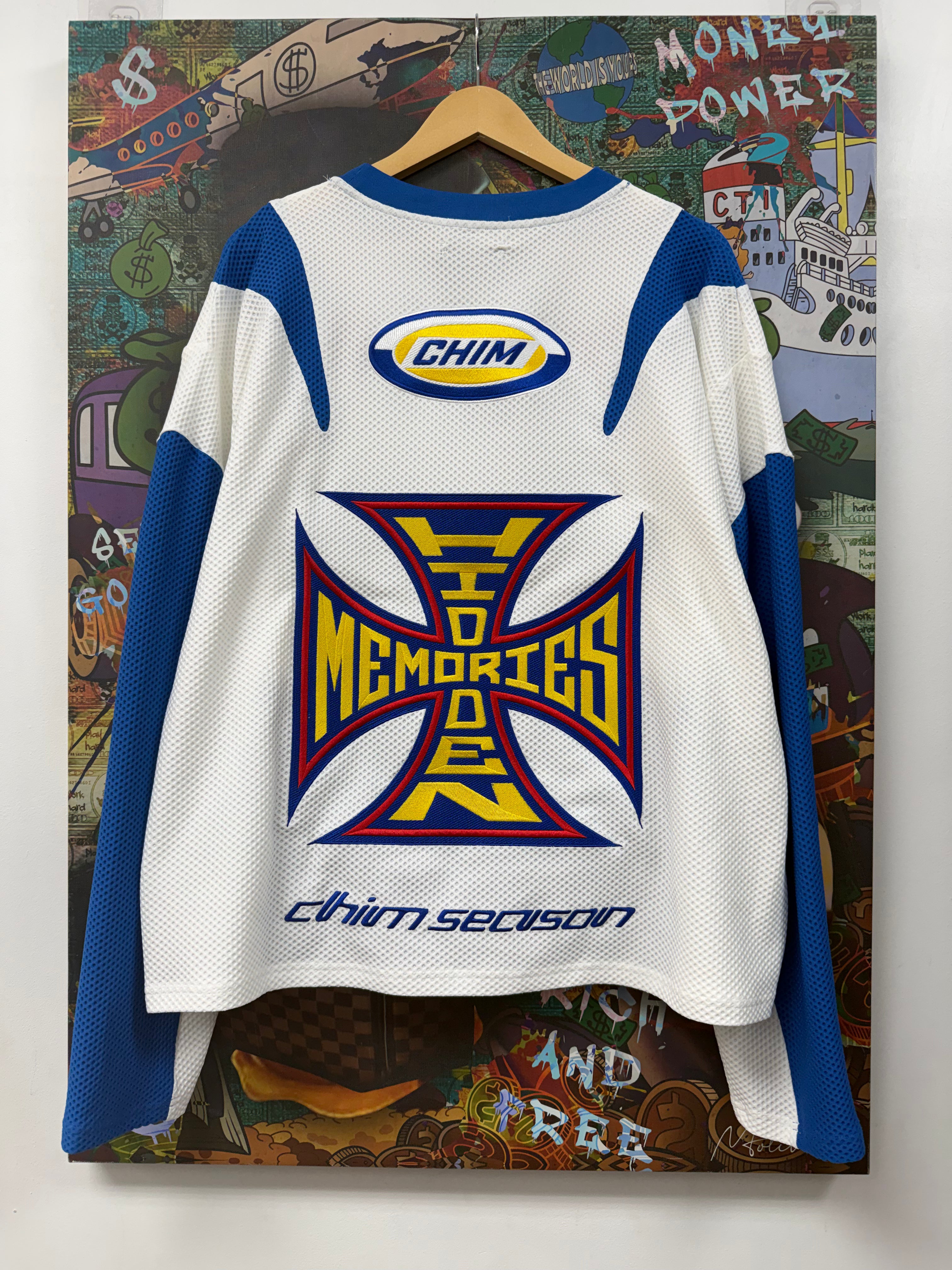 HMDD White Blue Yellow Jersey