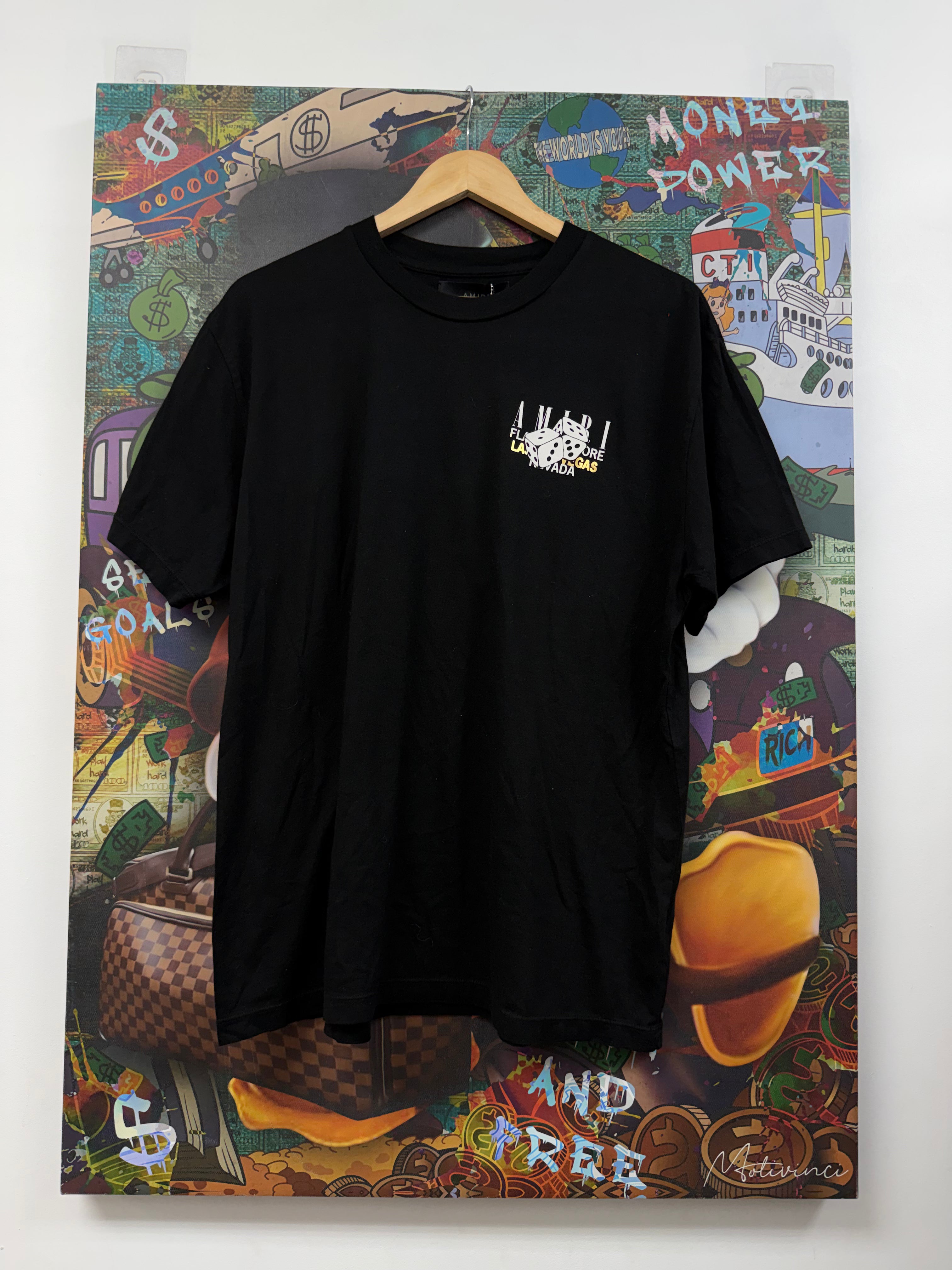 Amiri Black Las Vegas Dice Tee
