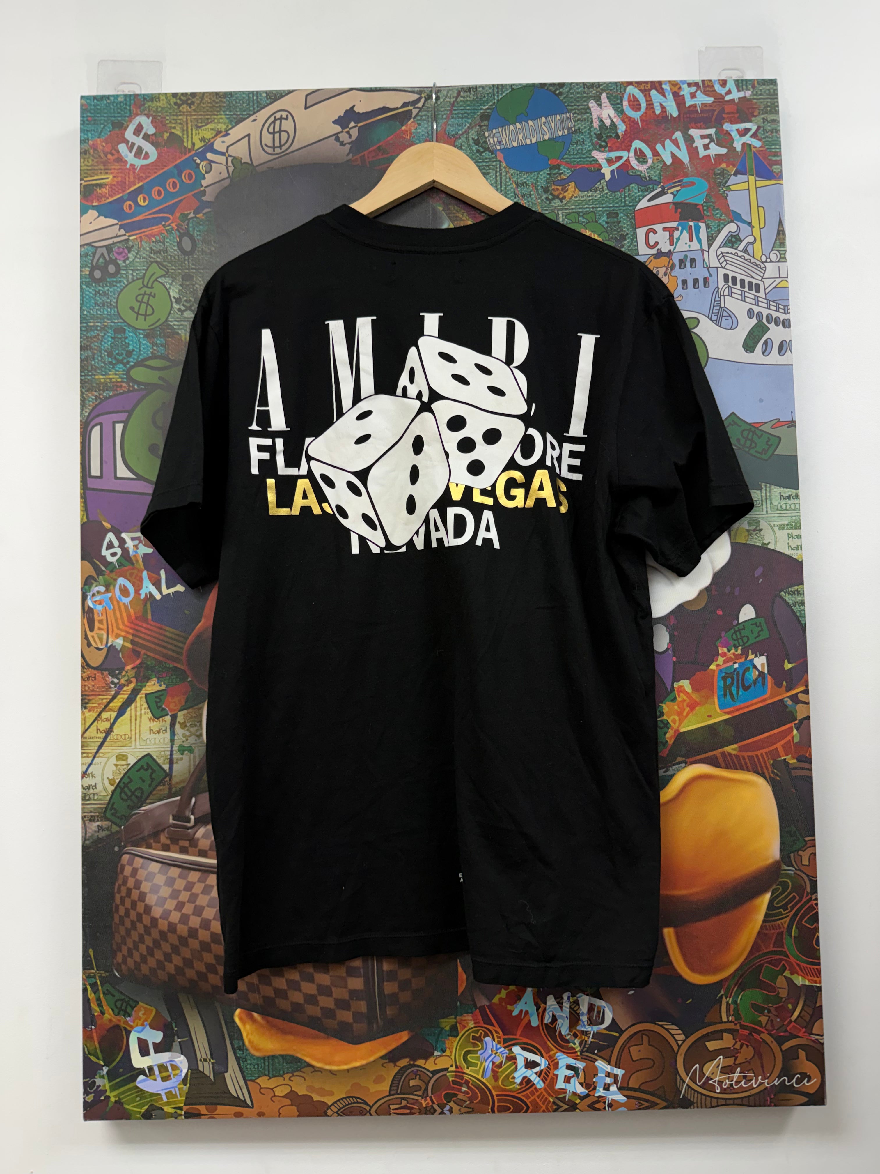 Amiri Black Las Vegas Dice Tee
