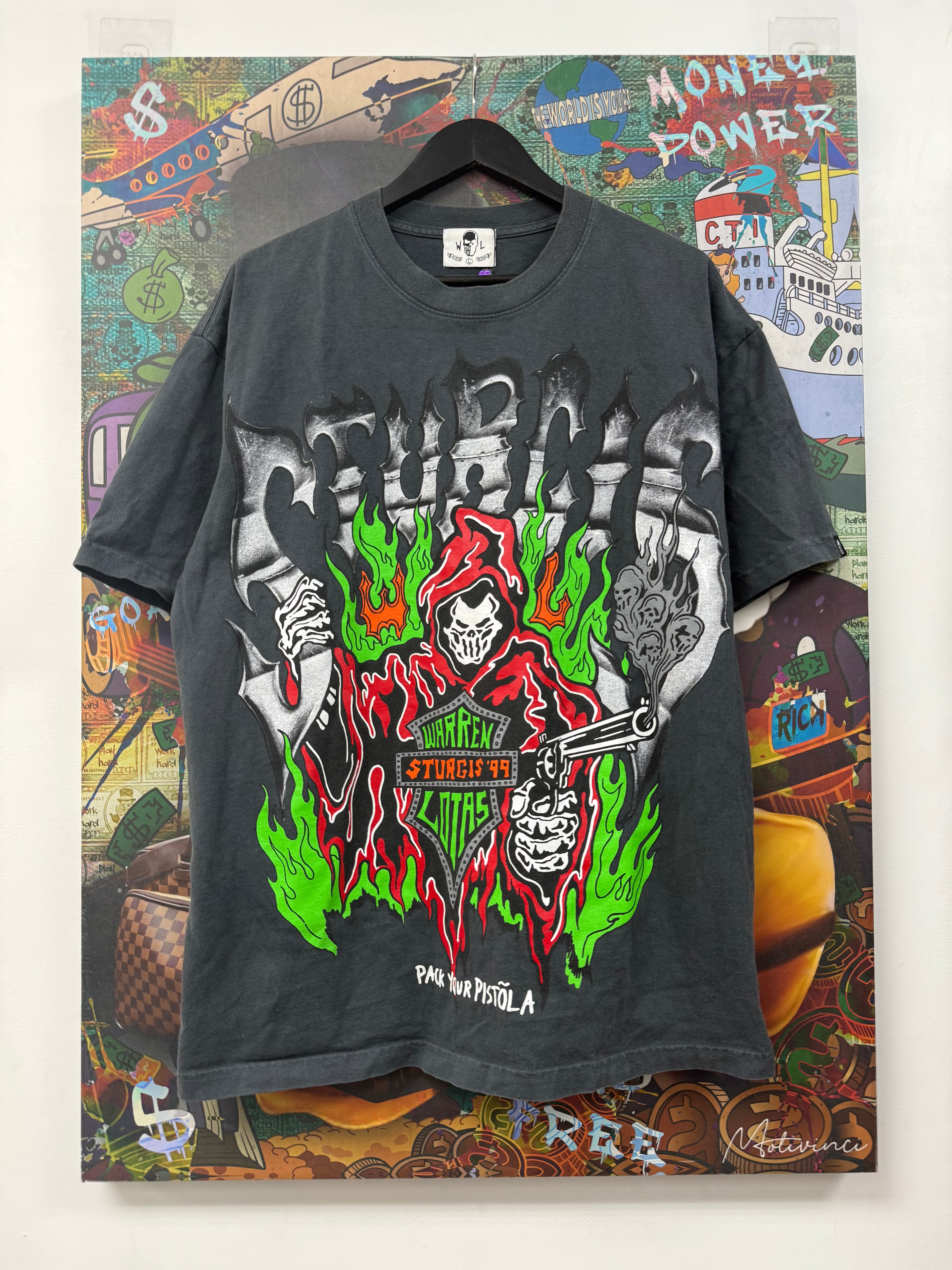 Warren Lotas Grey Pack Your Pistol Tee