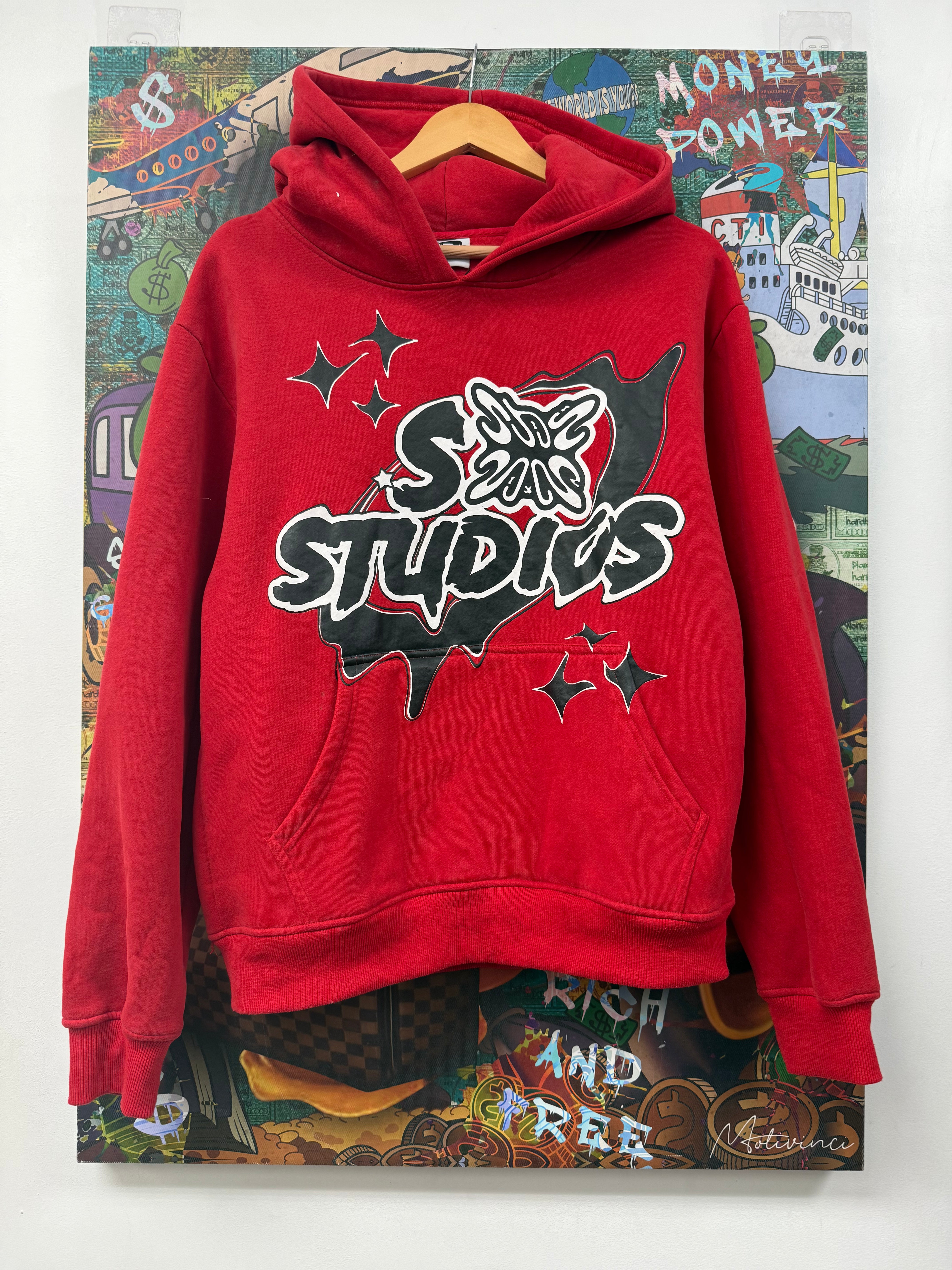 SB Studios Red Black Sweatsuit
