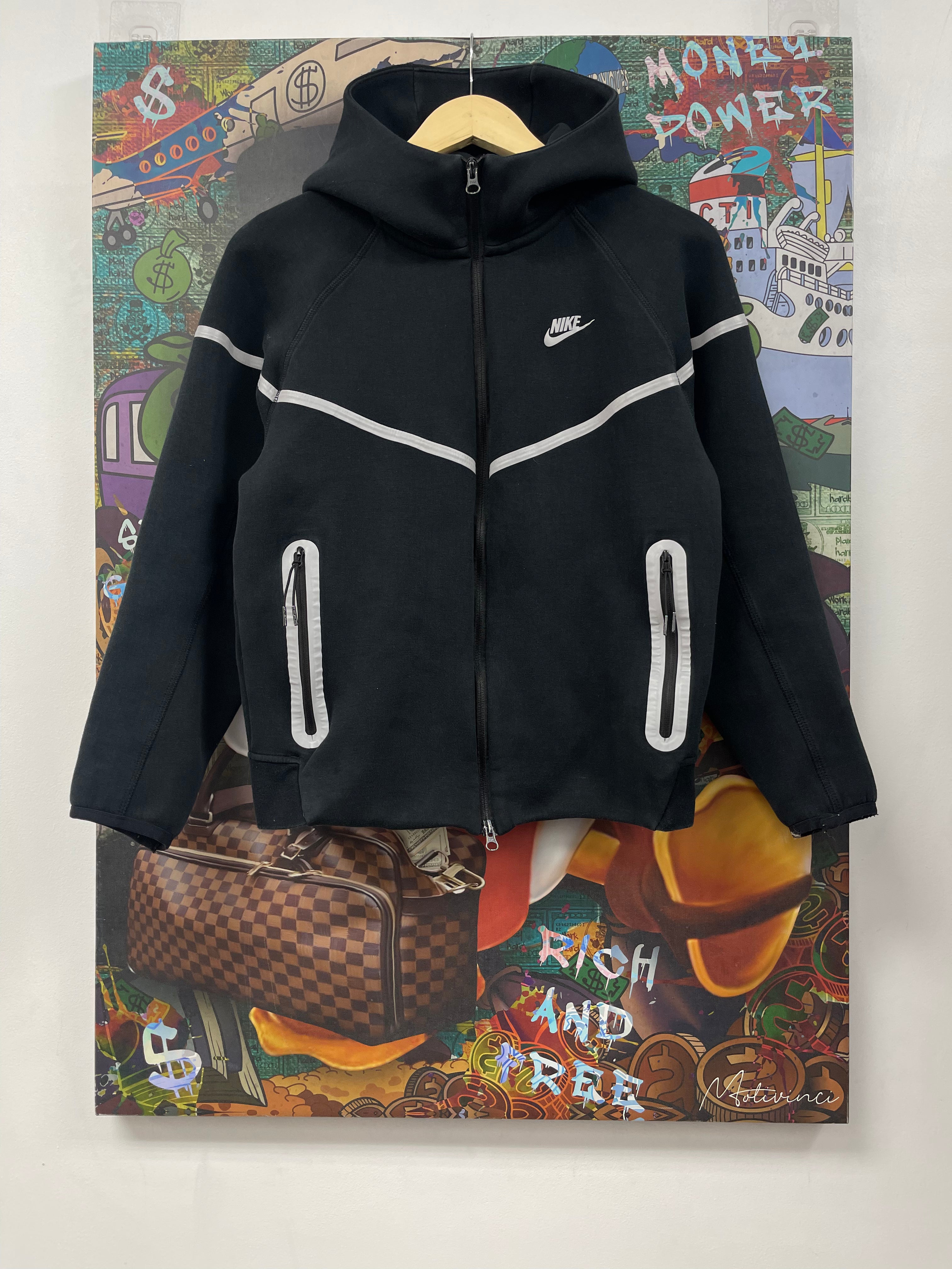 Nike Black 3M Tech Zip Up