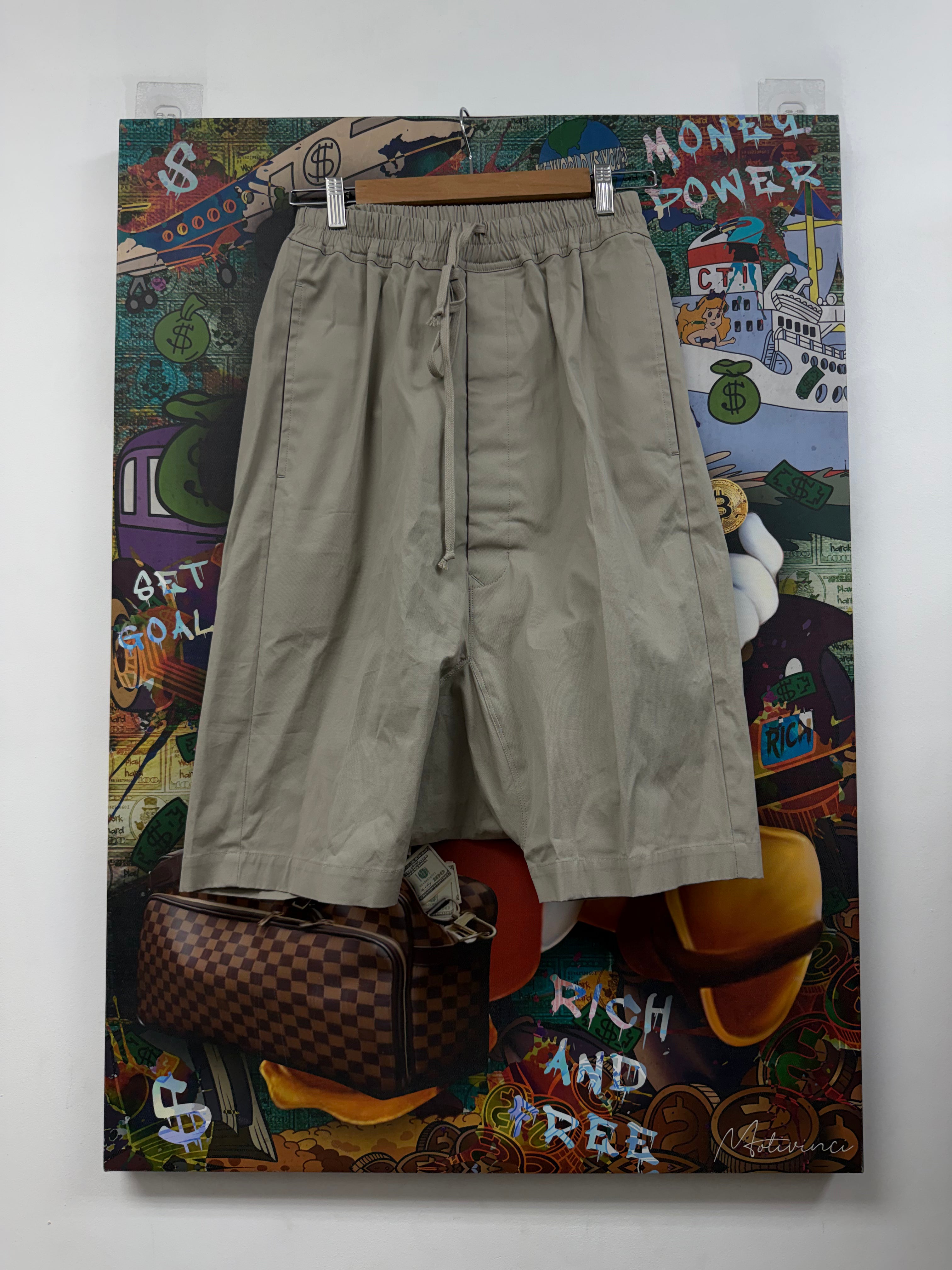 Rick Owens Off White Porterville Bermuda Shorts