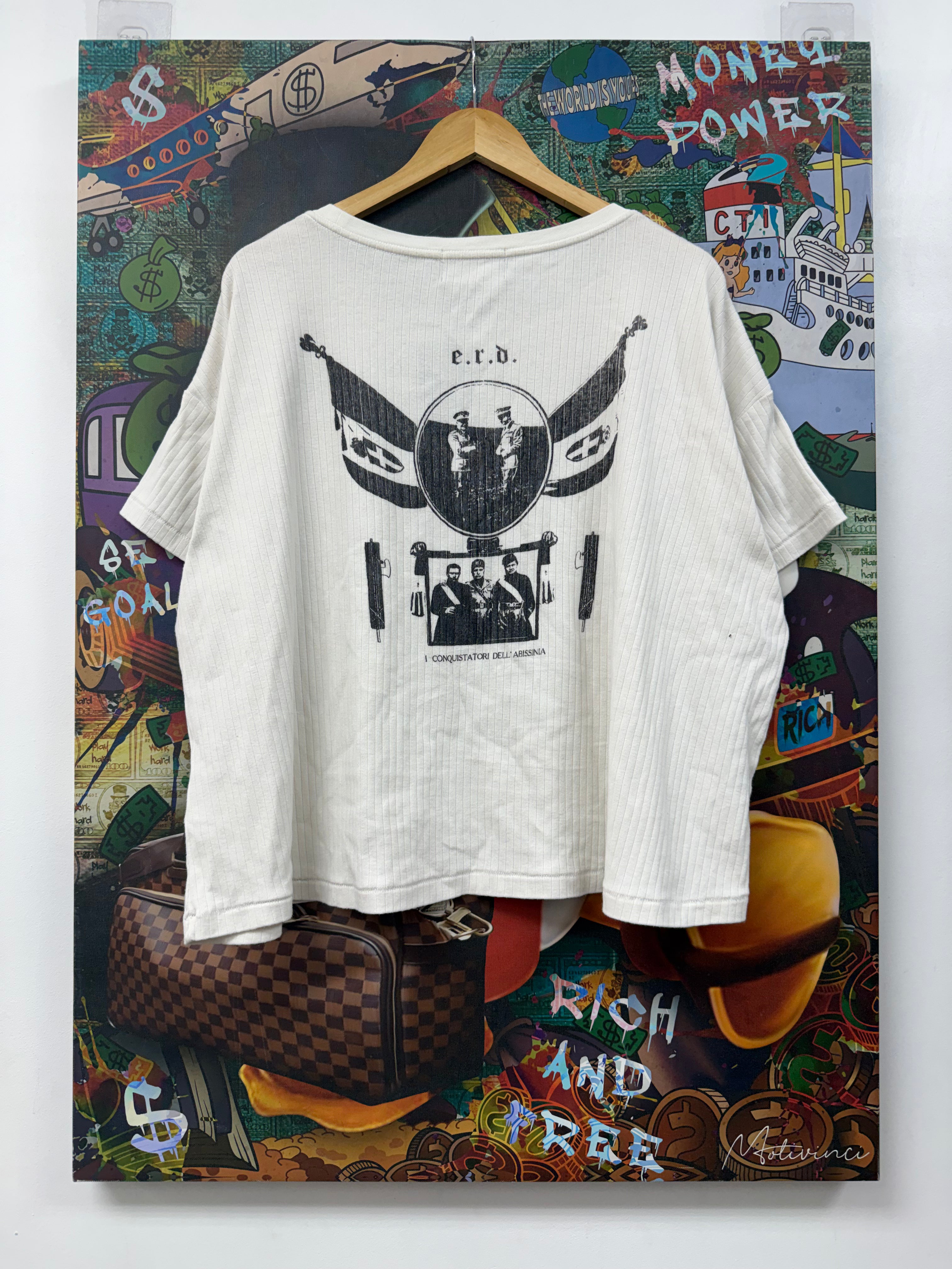 ENFANTS RICHES DÉPRIMÉS White Tabac Rat Architettura Di Mussolini Rib Tee