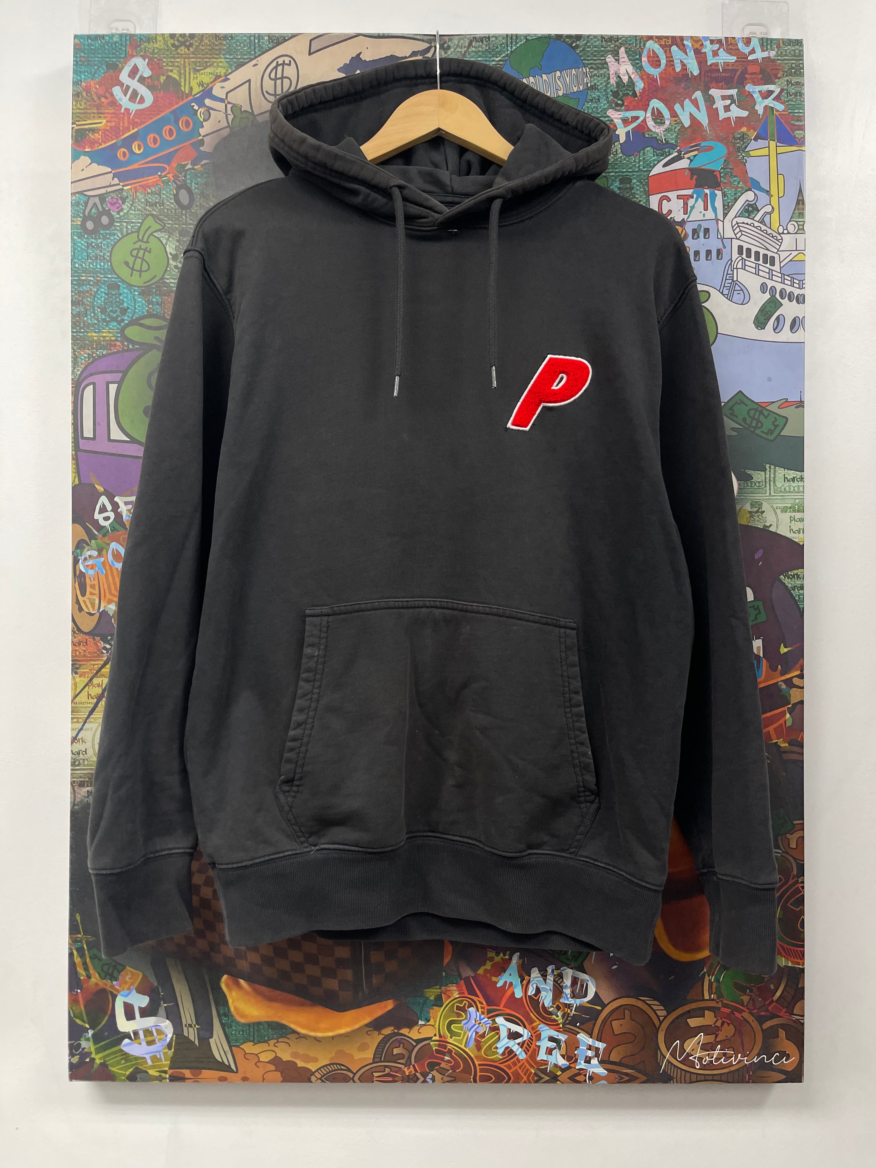 Palace Black Wash Red P Hoodie