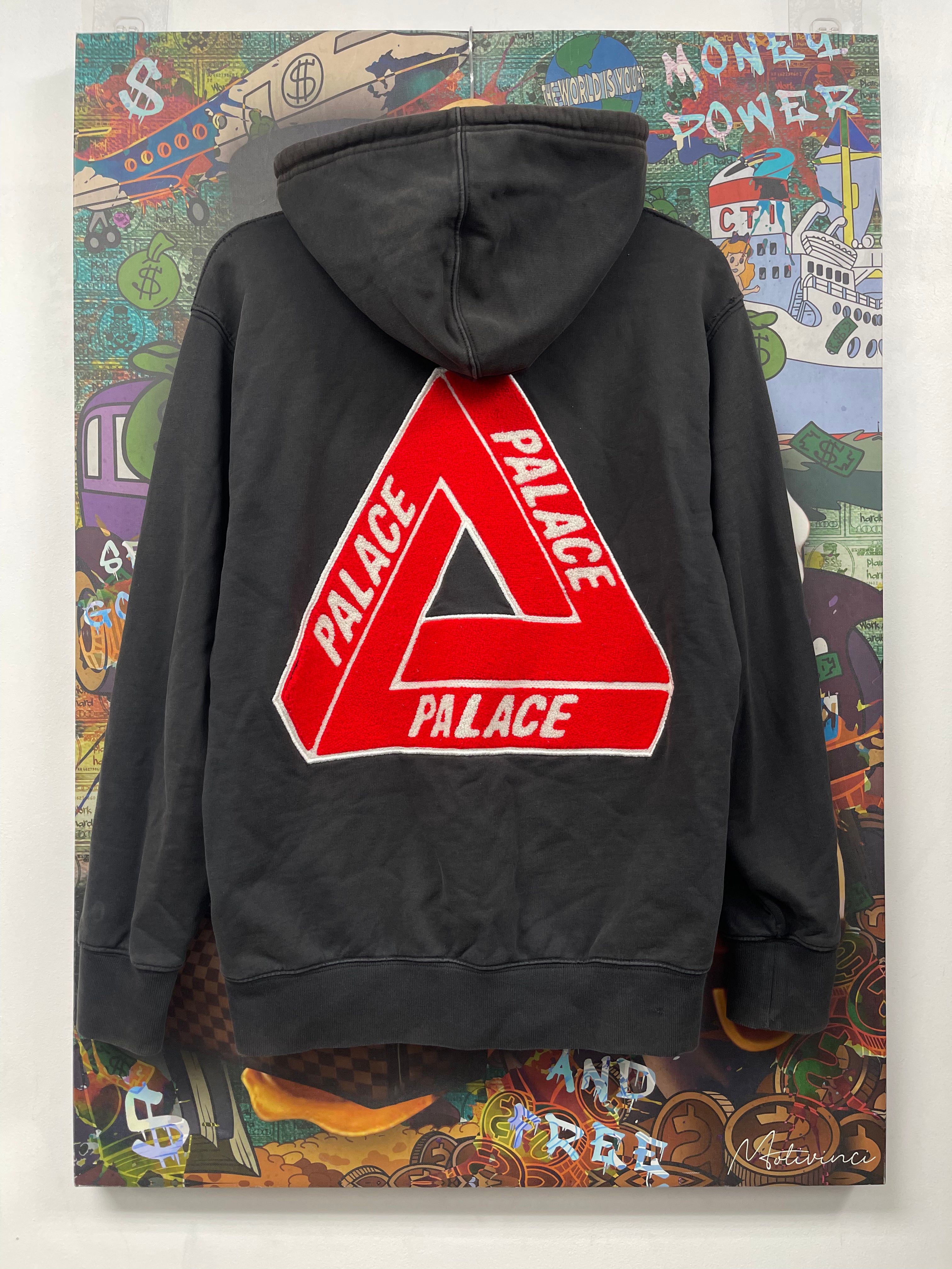 Palace Black Wash Red P Hoodie