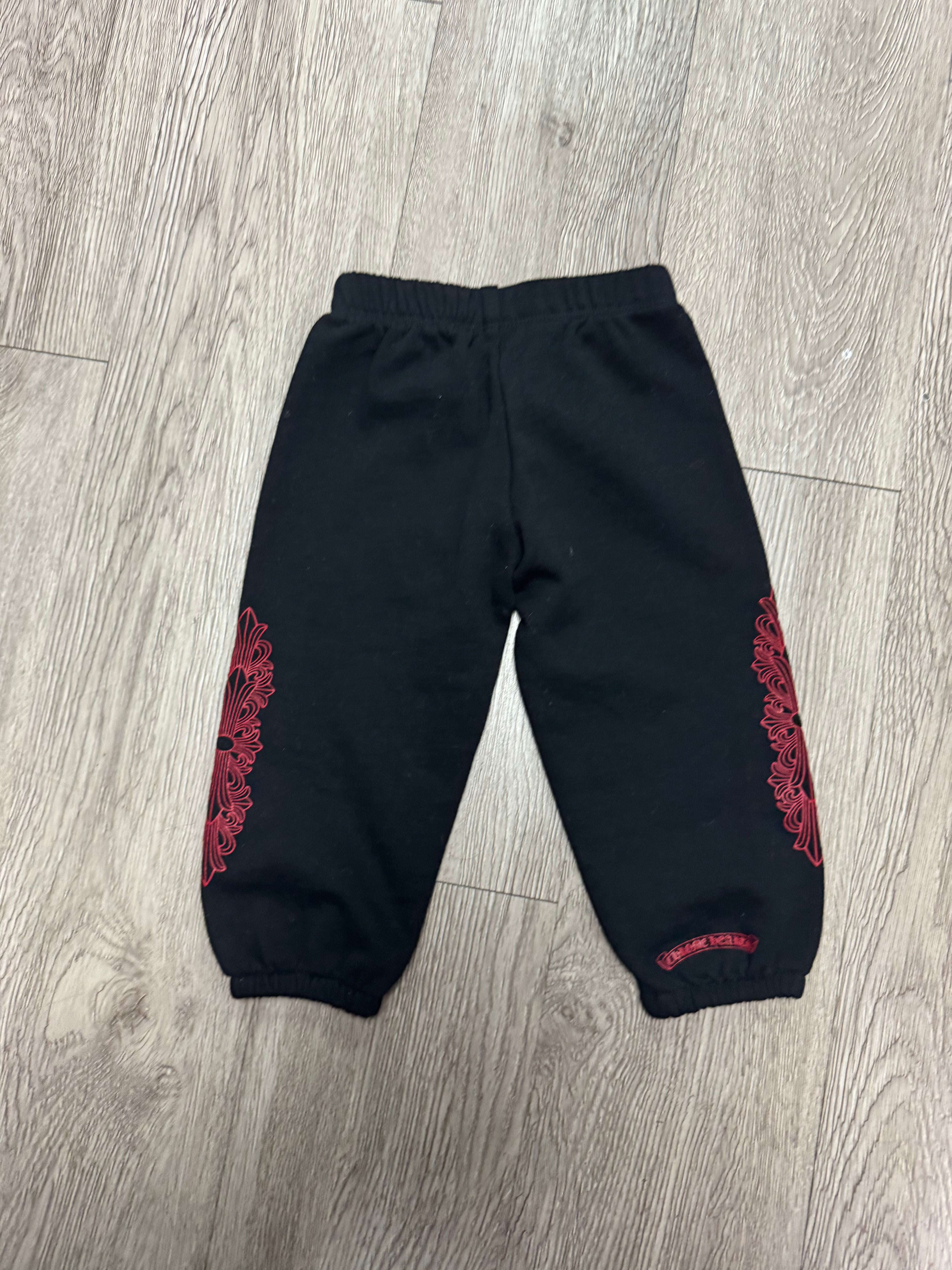 Chrome Hearts Black Red Horseshoe (Toddler) Sweats