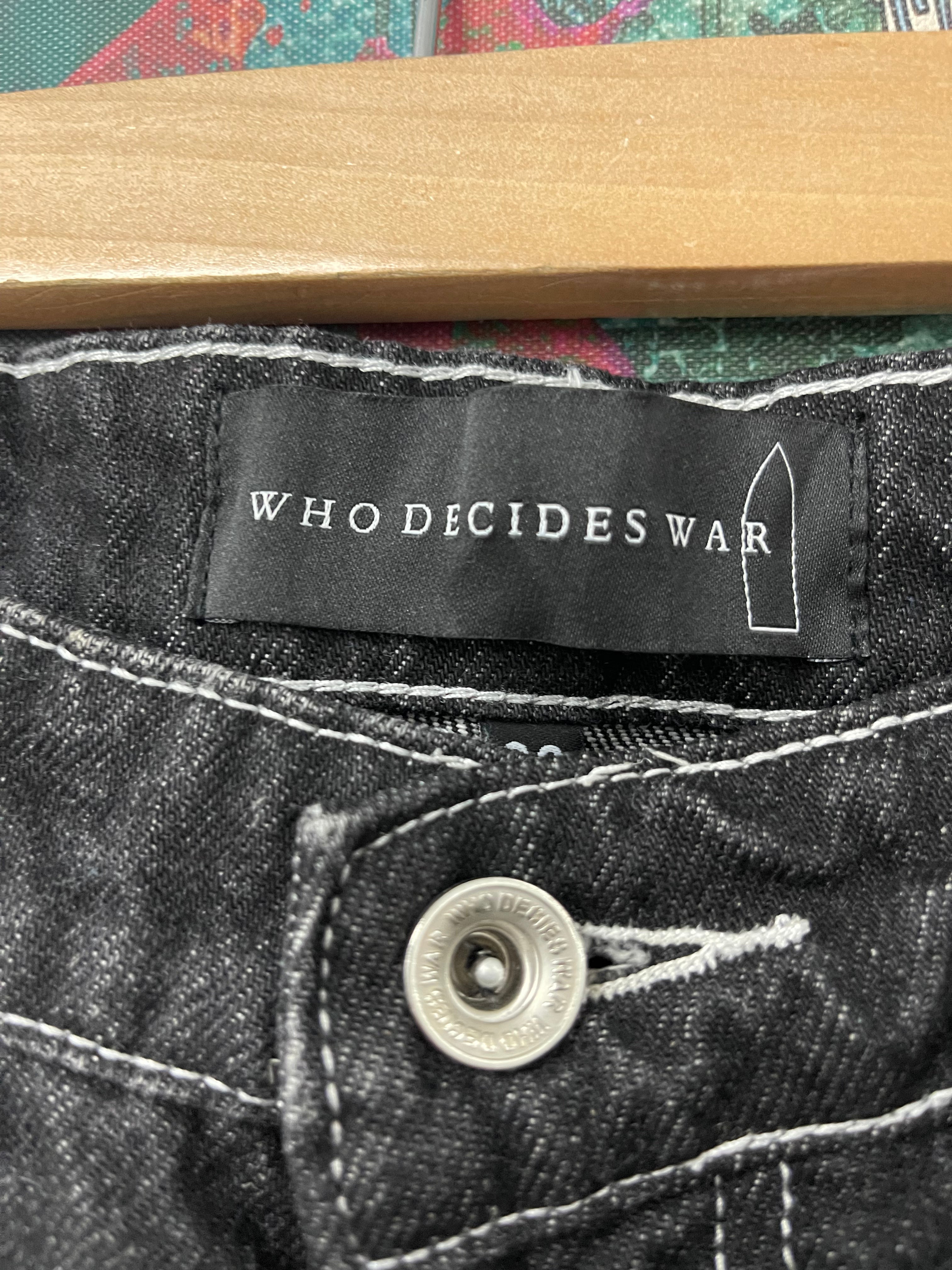 WDW Ultra Flare Scripture Wide Leg Jeans Used