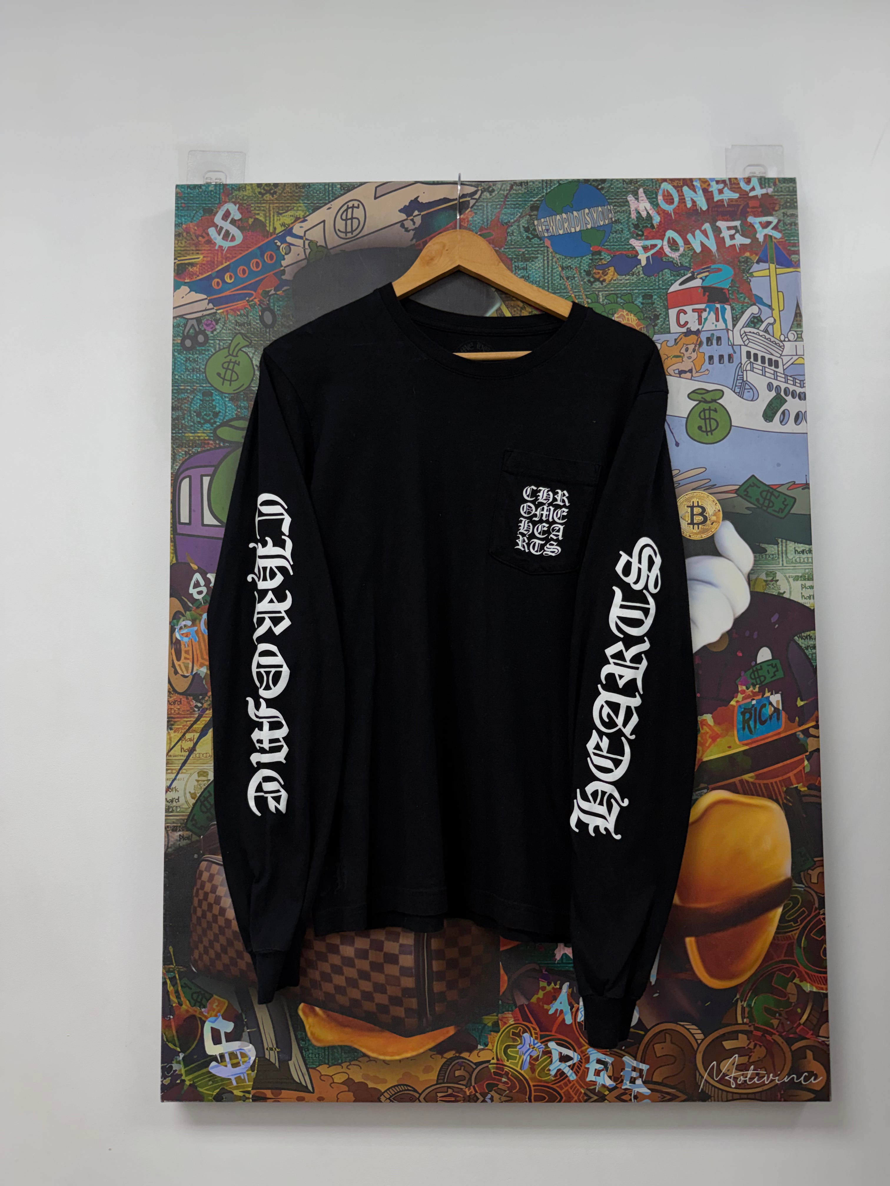 Chrome Hearts Black Eye Chart Long Sleeve