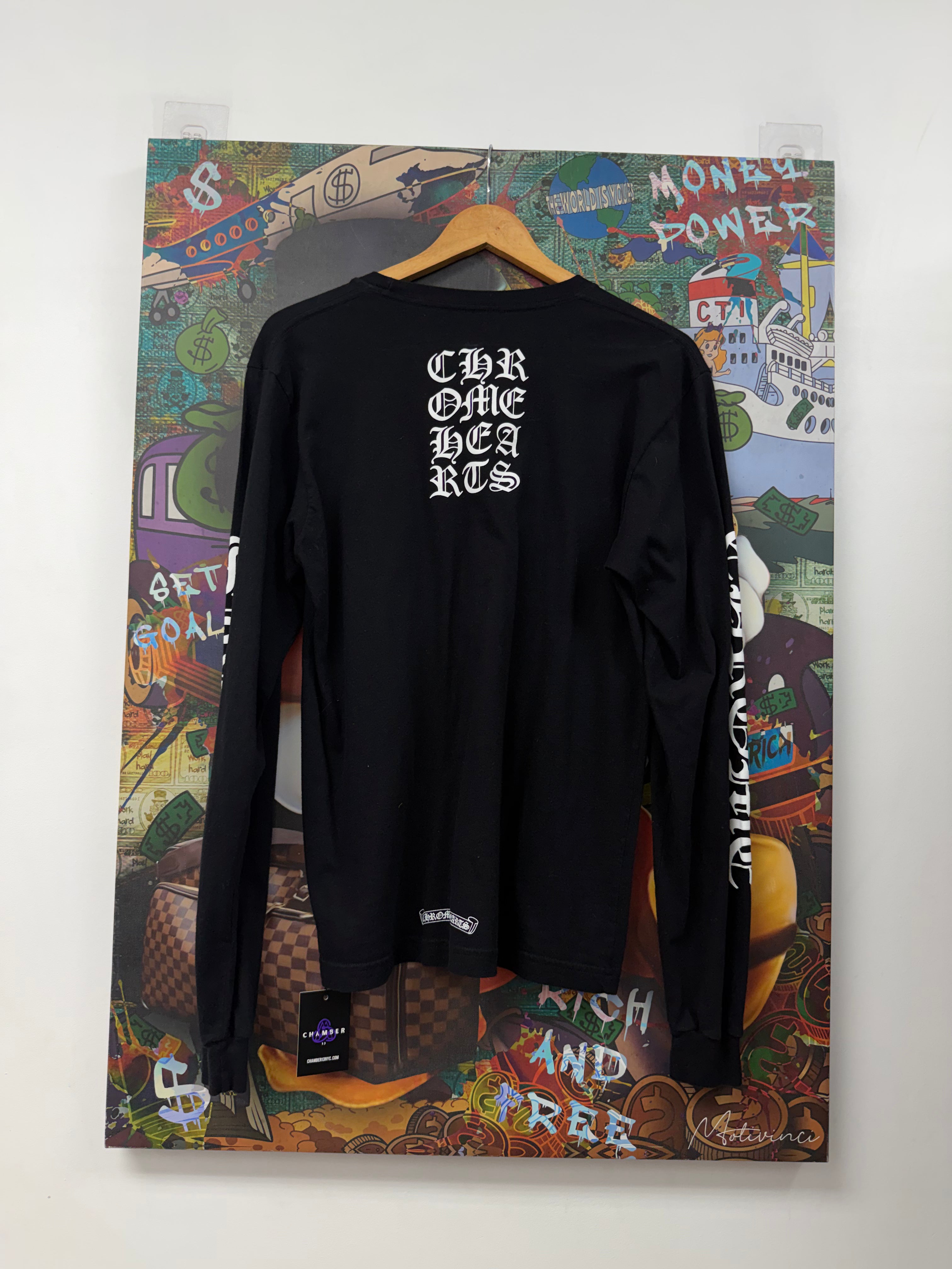 Chrome Hearts Black Eye Chart Long Sleeve
