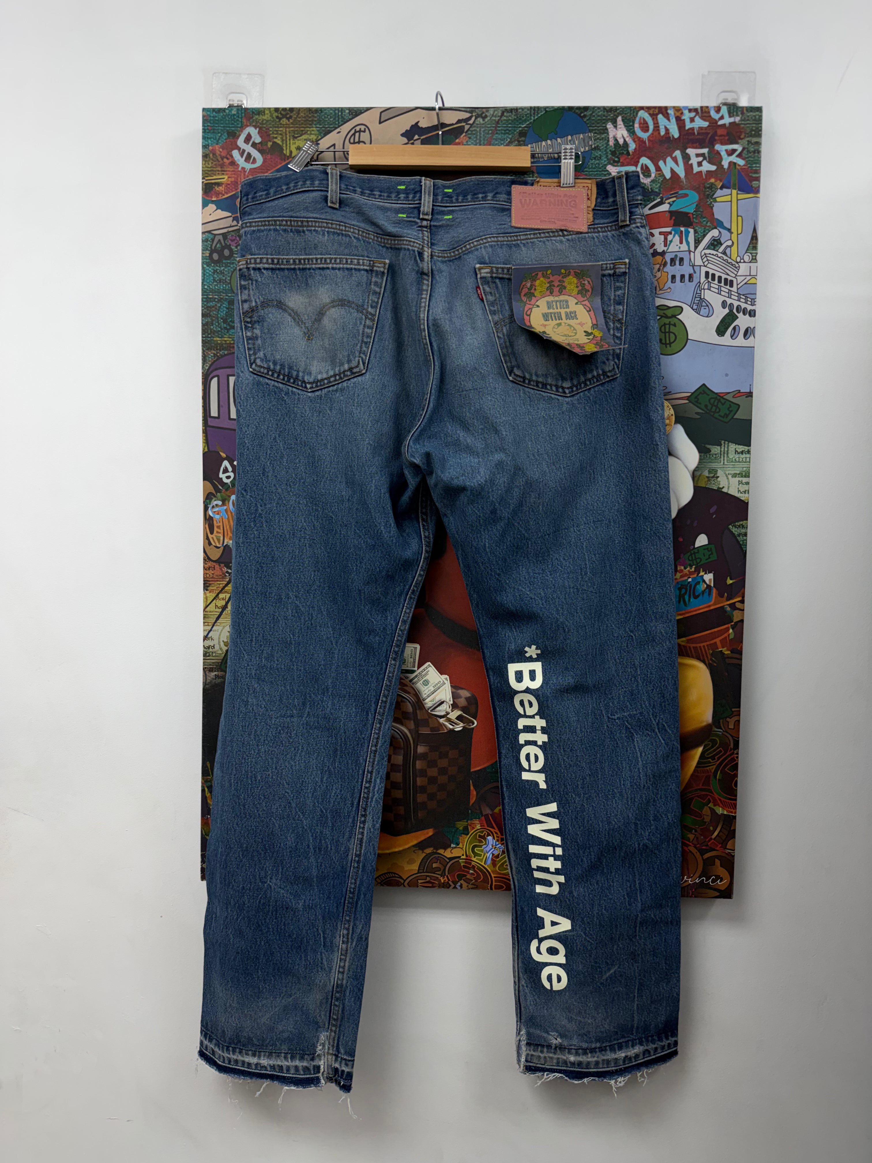 Better With Age Light Wash Croiset Jeans
