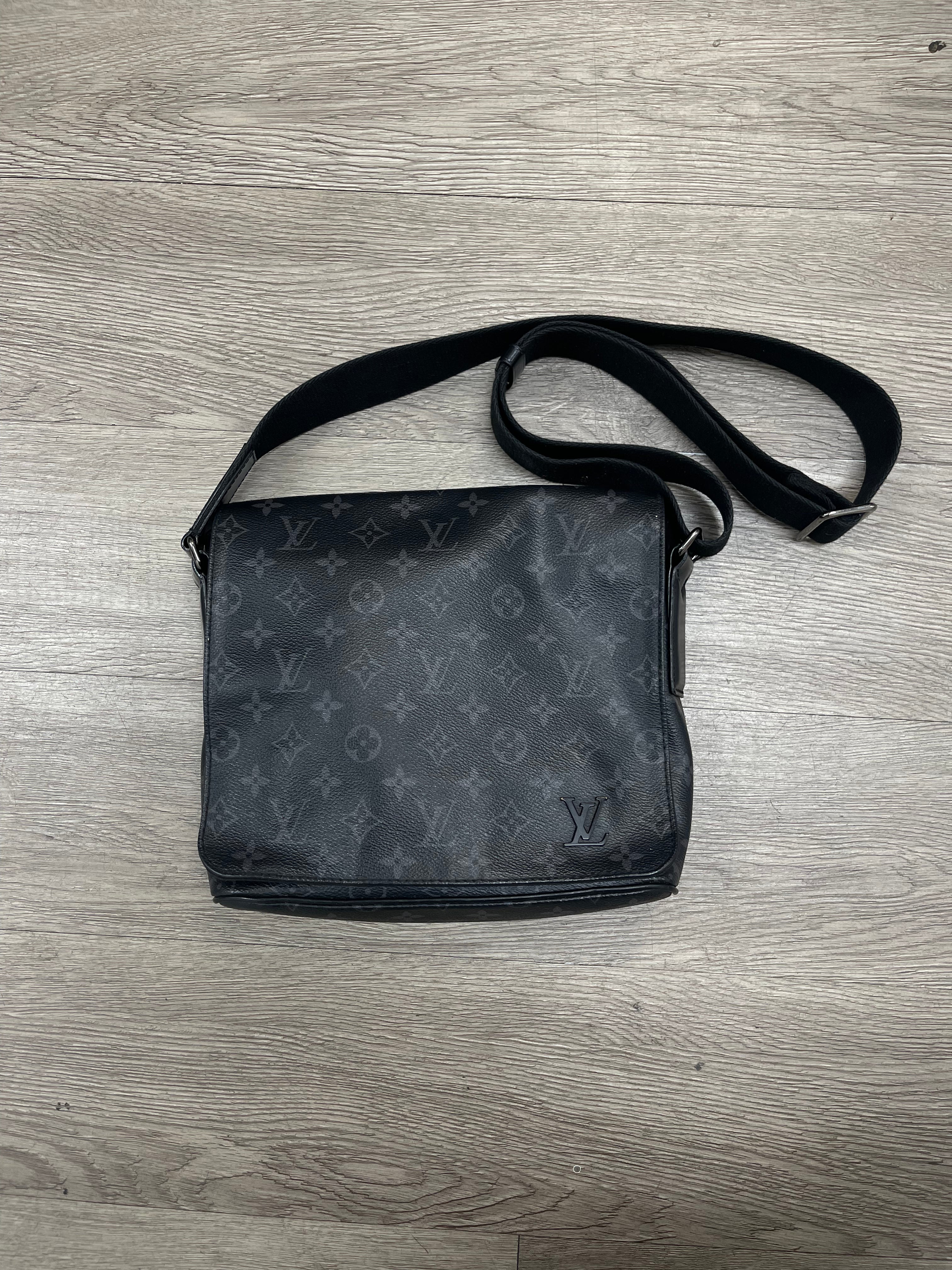 Louis Vuitton Black Monogram Messenger Bag