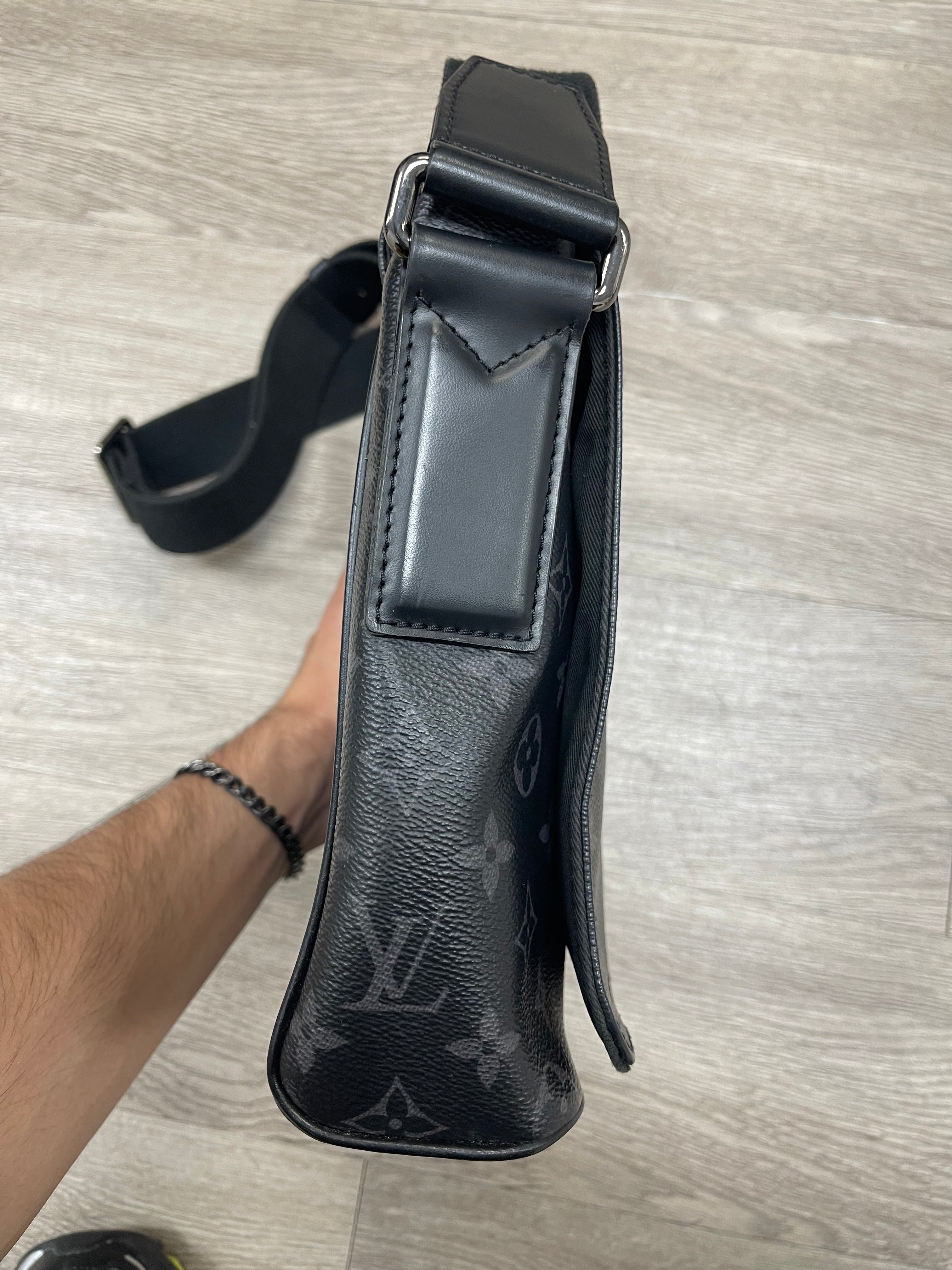 Louis Vuitton Black Monogram Messenger Bag