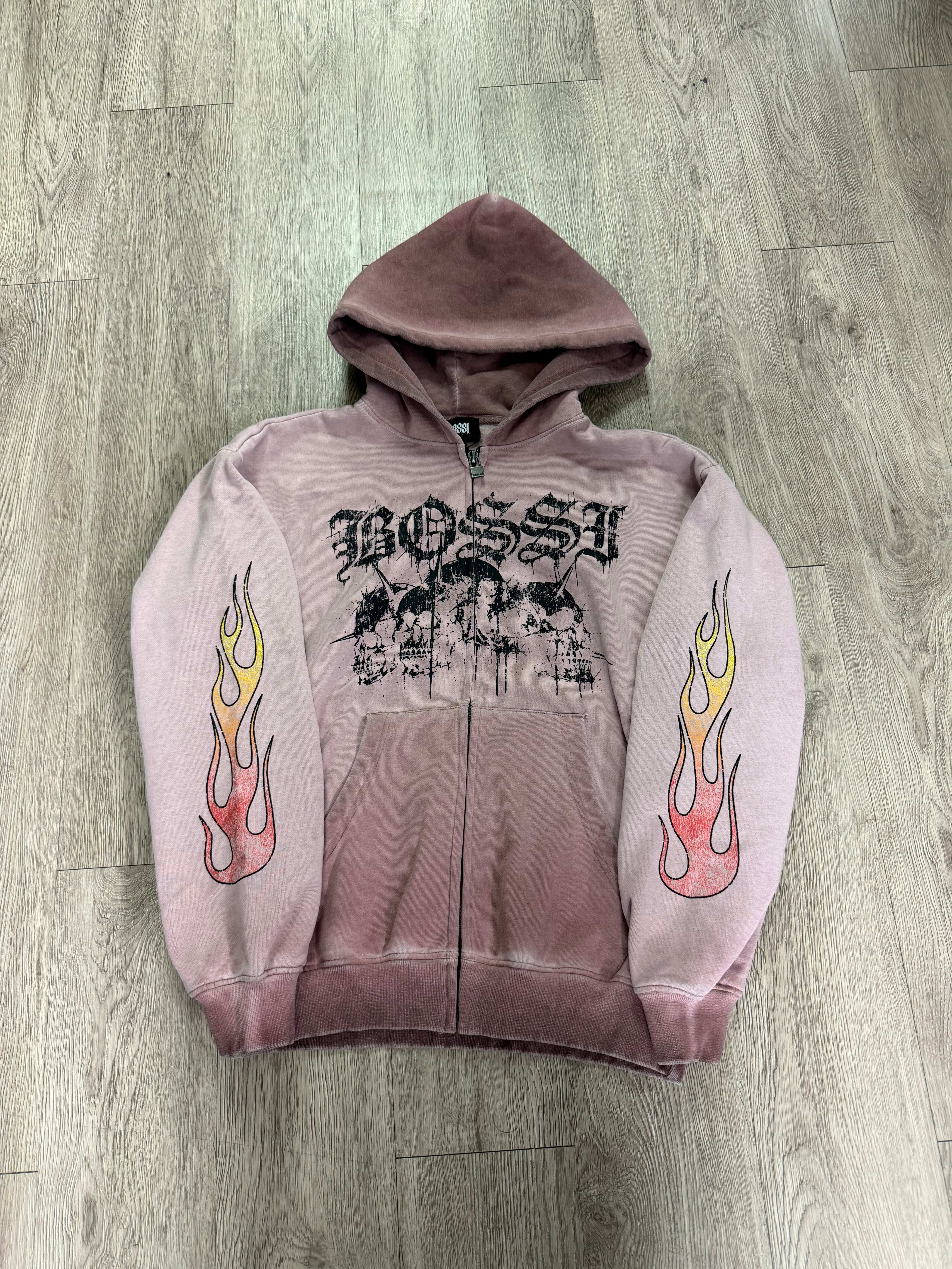 Bossi Skull Pile Zip Hoodie