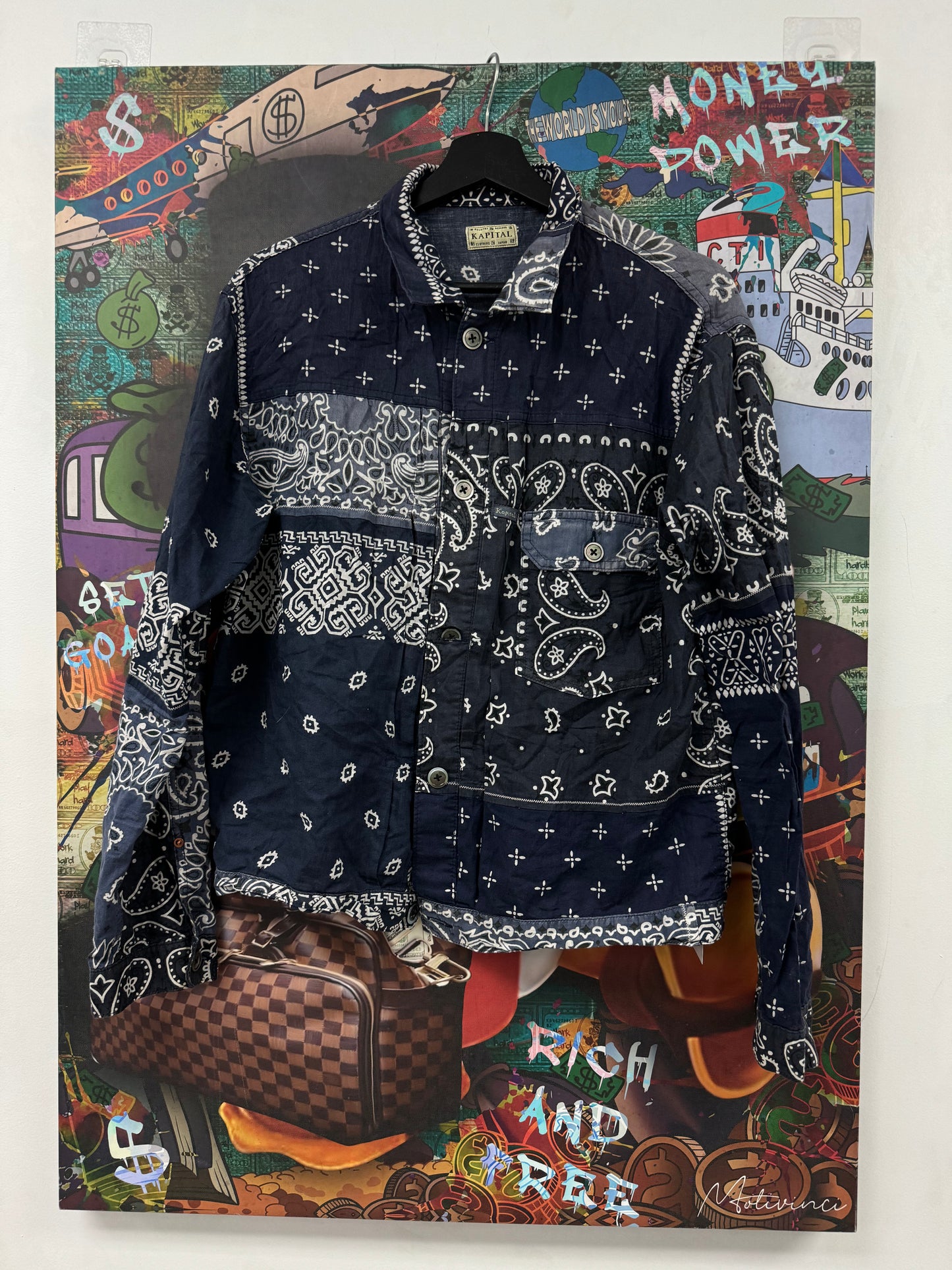 Kapital Blue Paisley Button Up Used 4 (Fits Medium) N/A