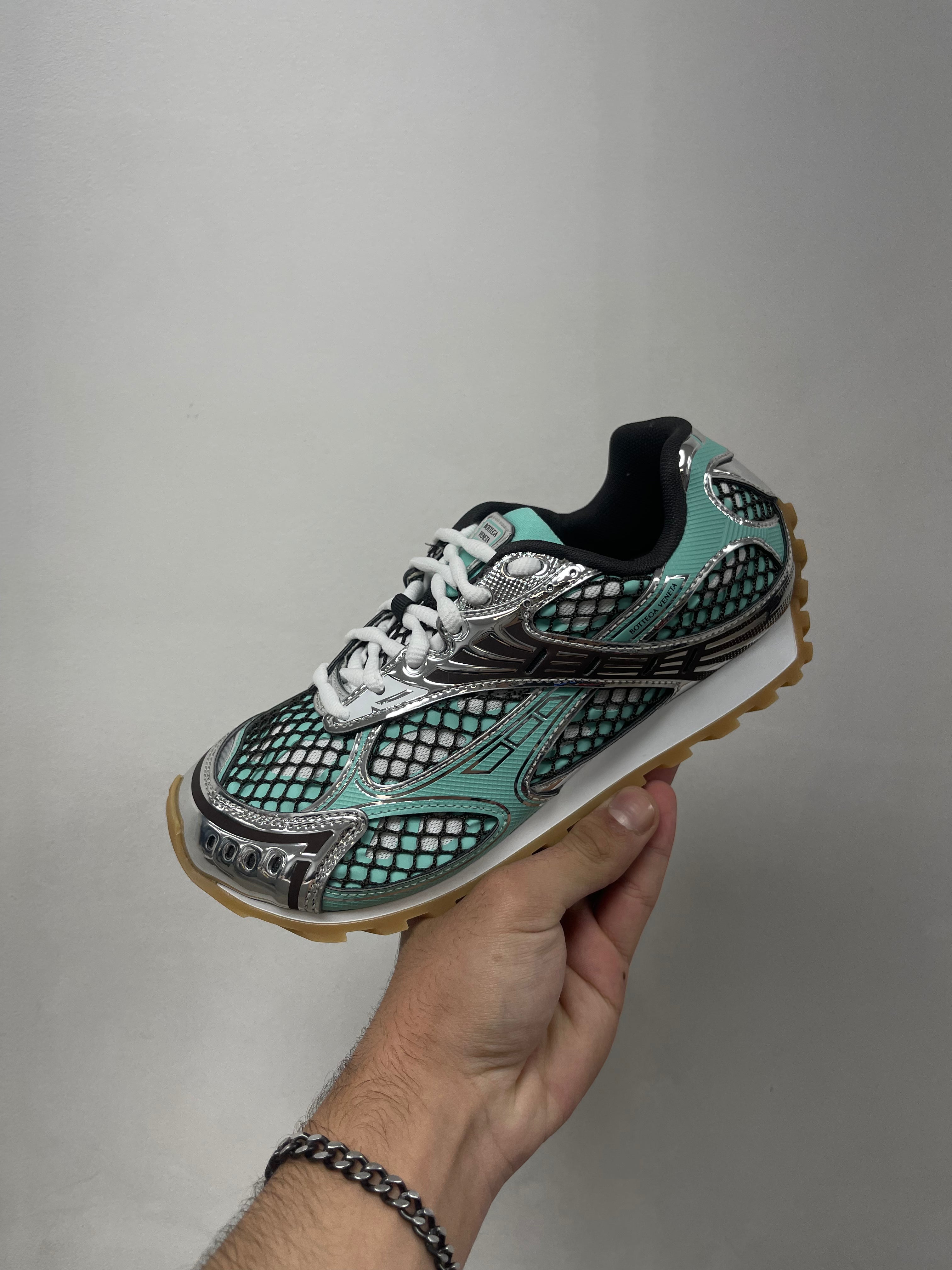 Bottega Veneta Green Oasis Orbit Sneakers