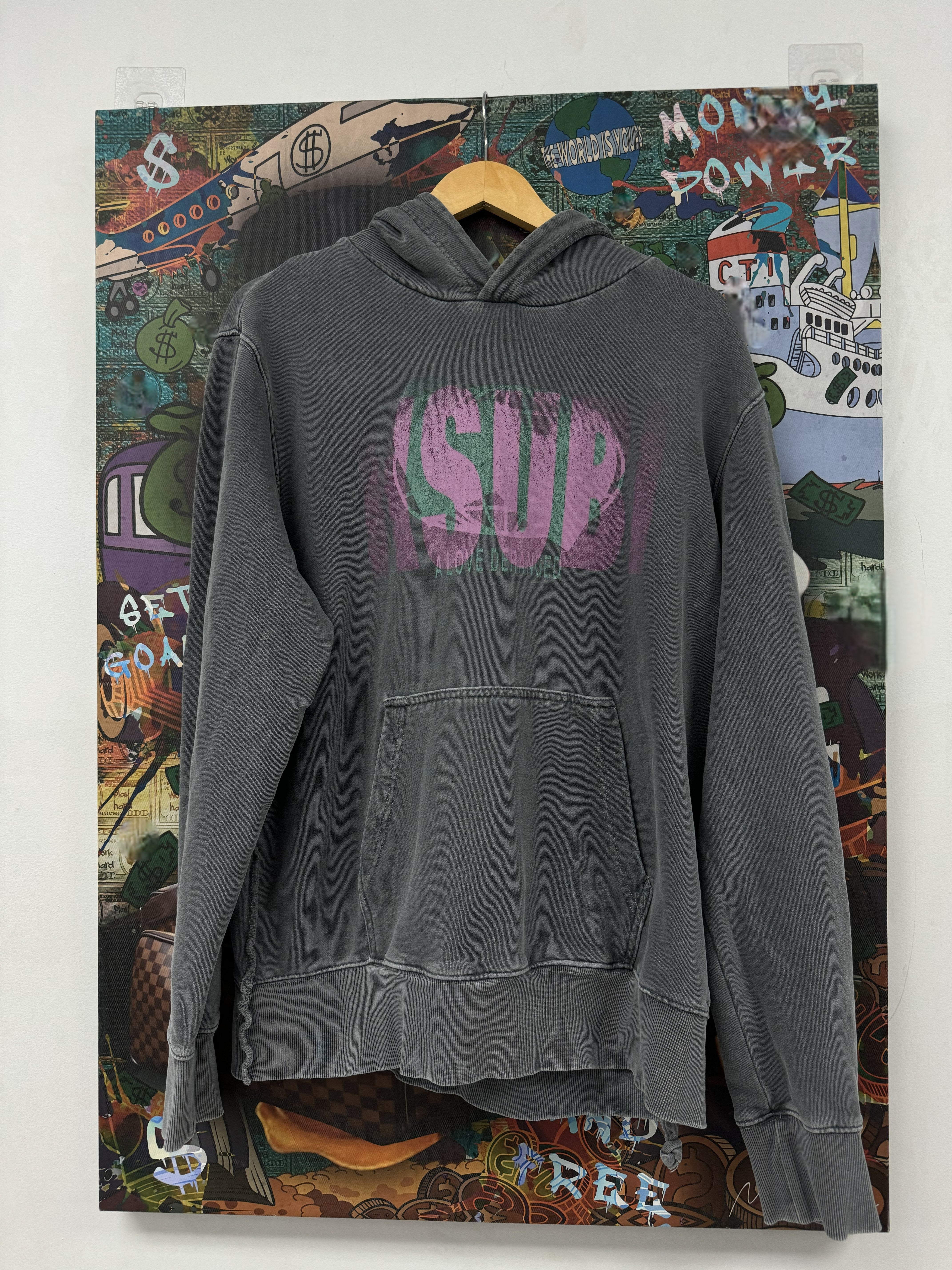 Ksubi Love Deranged Grey Hoodie